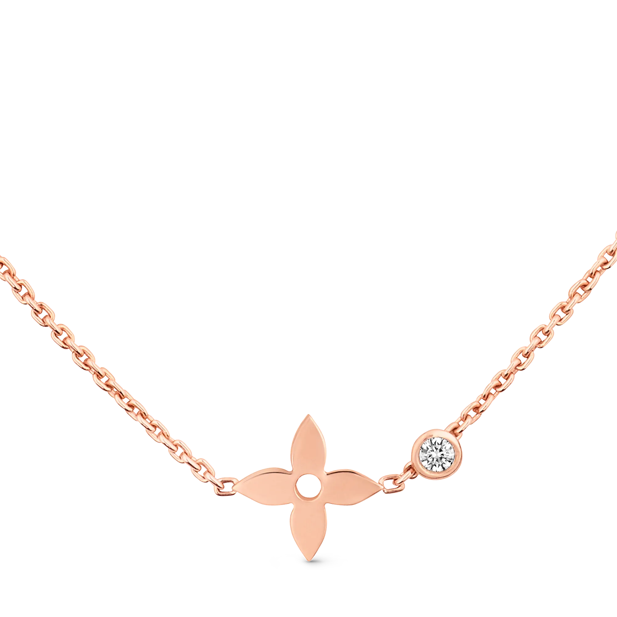 Louis Vuitton Idylle Blossom pendant, pink gold and diamond Jewelry Q93281
