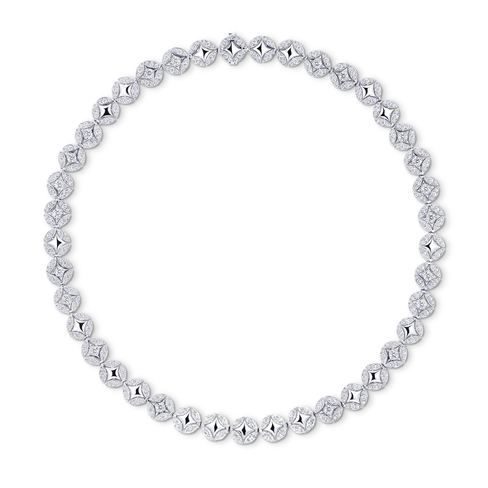 Louis Vuitton Galaxie Necklace, White Gold and Diamonds Les Extraordinaires - Jewelry Q94969