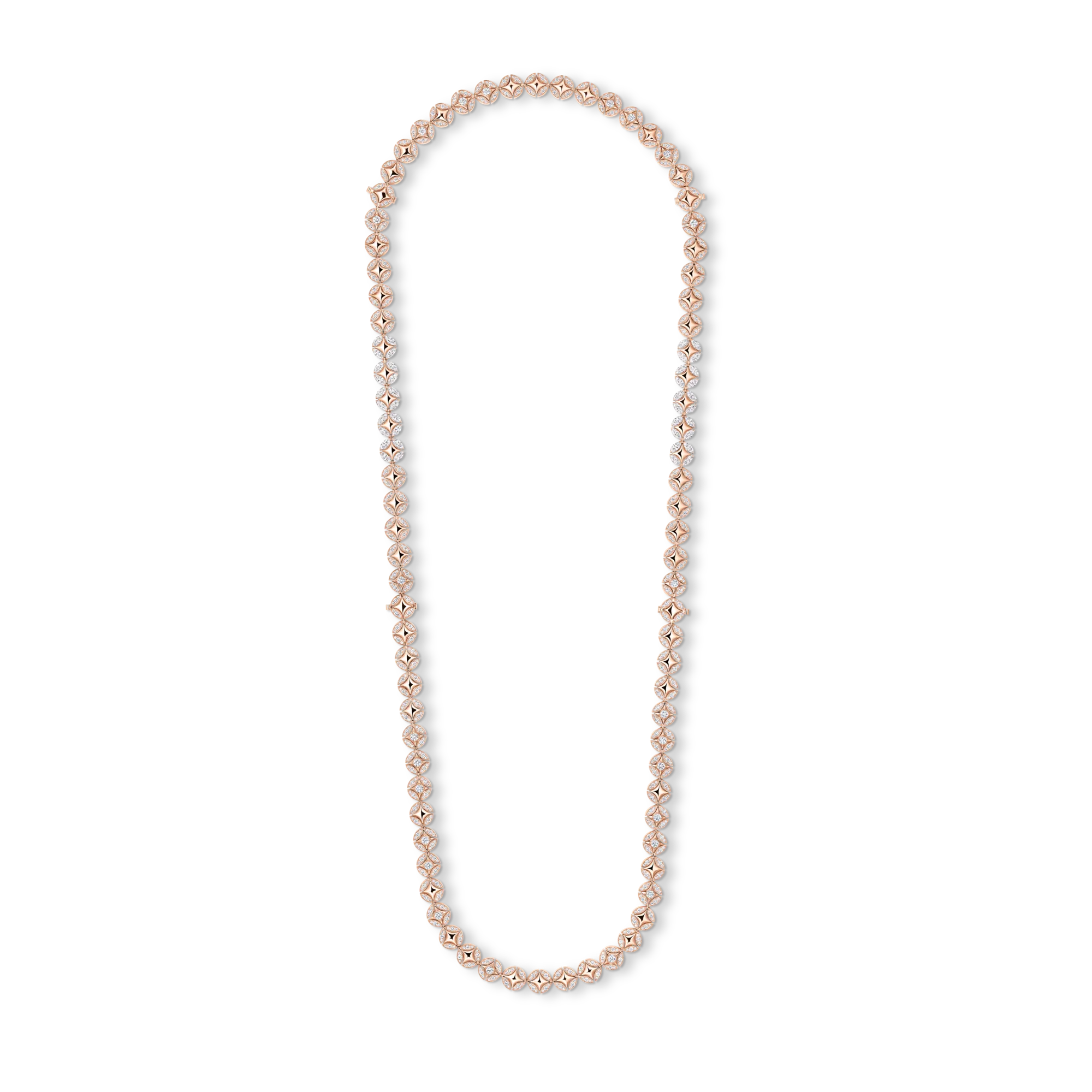 Louis Vuitton Galaxie Long Necklace, Rose Gold and Diamonds Les Extraordinaires - Jewelry Q94971