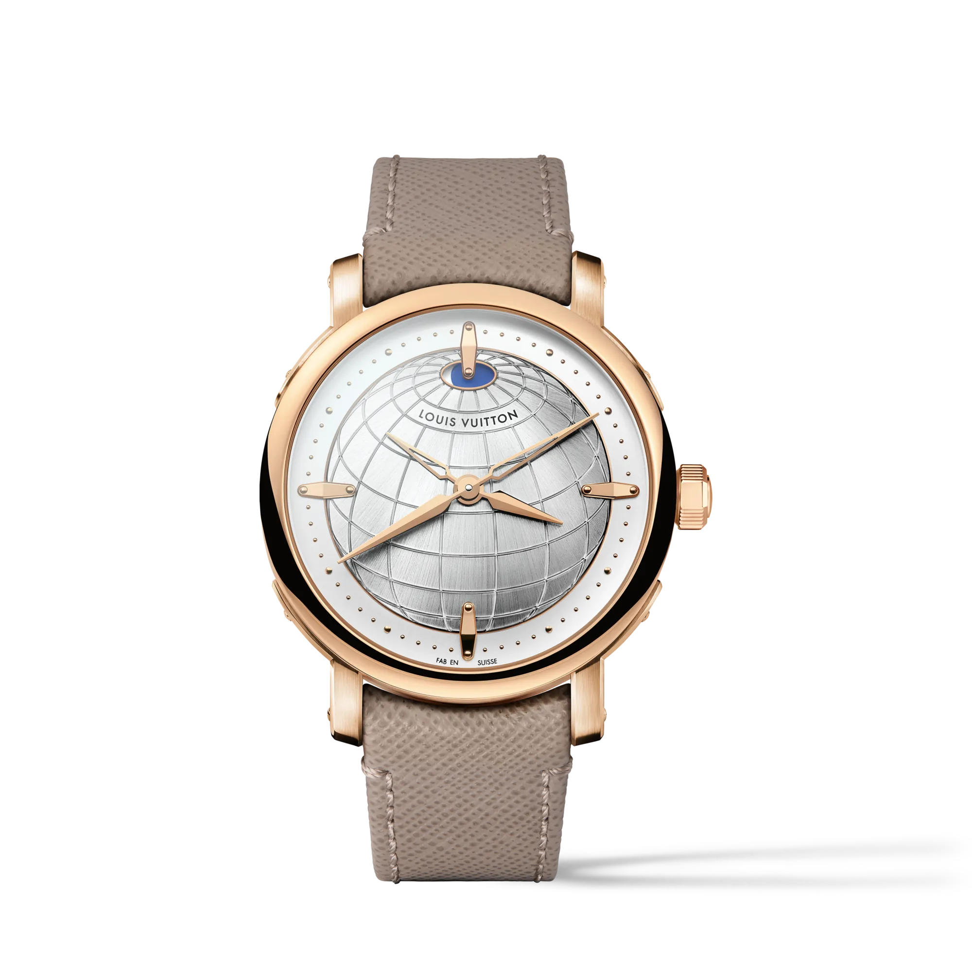 Louis Vuitton Louis Vuitton Escale Twin Zone, Automatic, 40mm, Rose Gold Watches - W3PG71 Beige