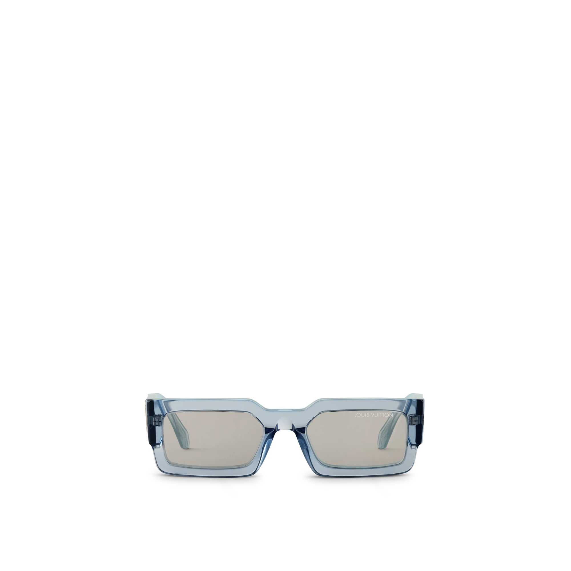 Louis Vuitton LV Clash Low Square Sunglasses ACETATE - Men - Accessories Z2864W Blue