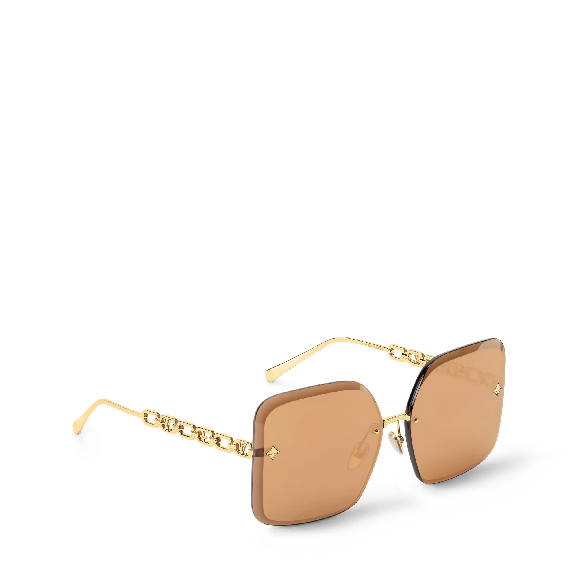 Louis Vuitton LV Jewel Square Sunglasses Nickel Silver Women - Accessories Z3106U Gold