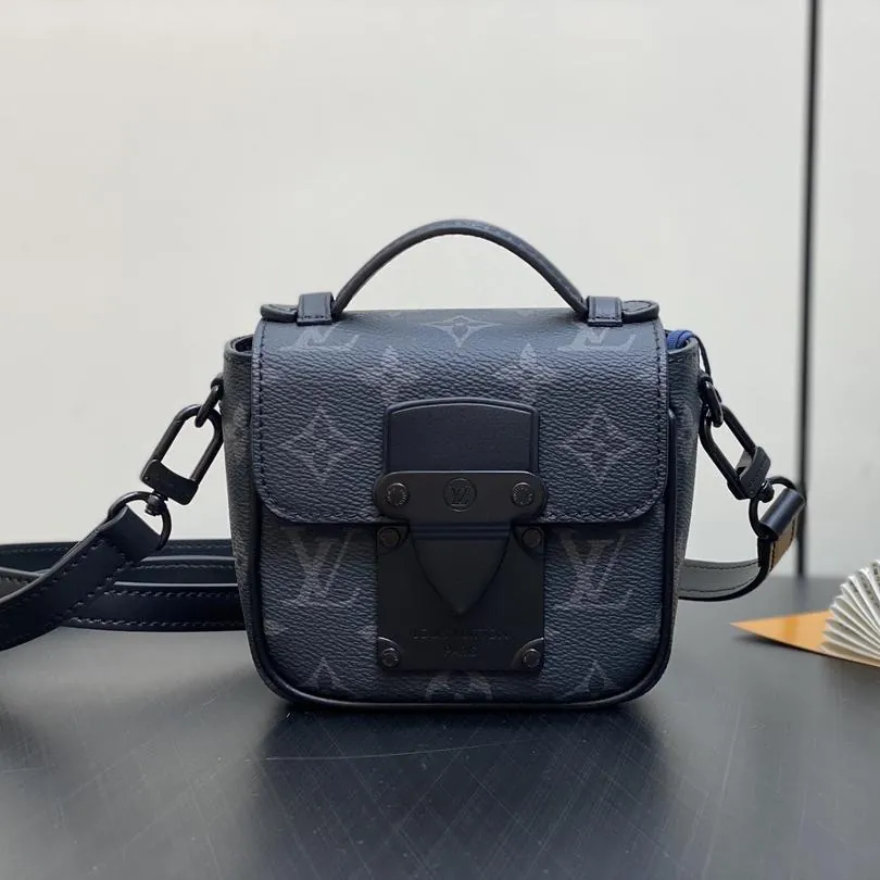 Louis Vuitton Pico S-Lock Monogram Eclipse Canvas - Men - Bags M83148 Black