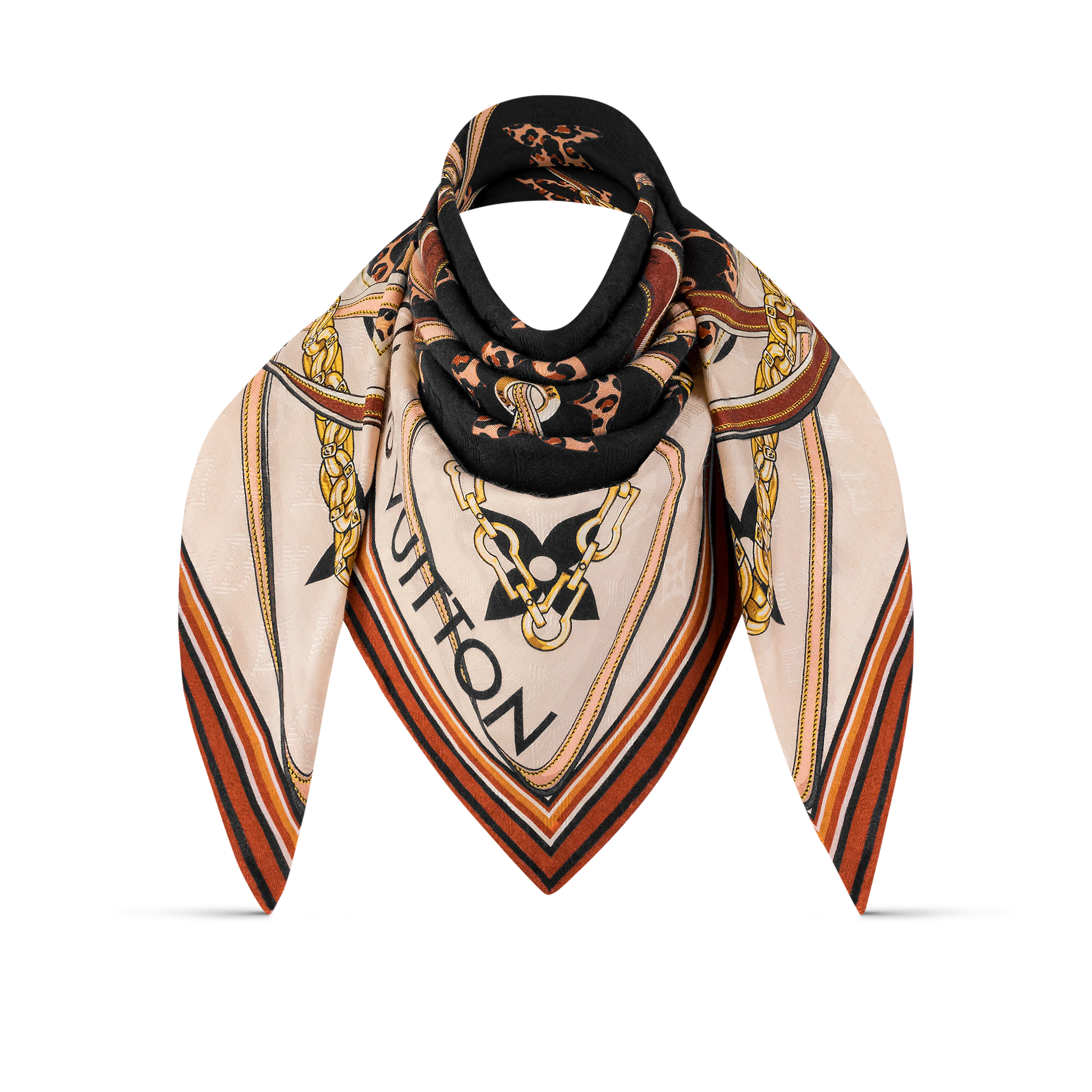 Louis Vuitton Wild at Heart My Everything Double Face Shawl in Black - Accessories M00411