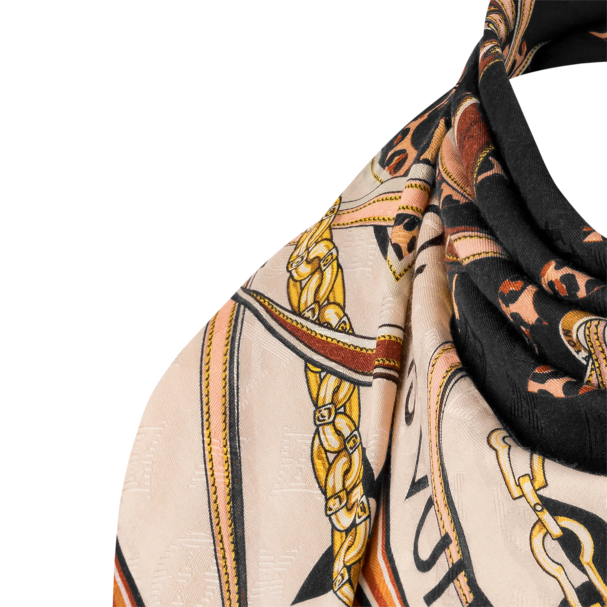 Louis Vuitton Wild at Heart My Everything Double Face Shawl in Black - Accessories M00411