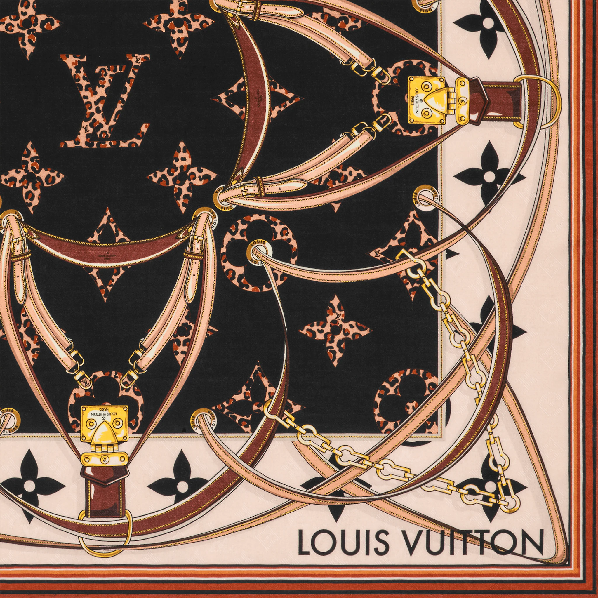 Louis Vuitton Wild at Heart My Everything Double Face Shawl in Black - Accessories M00411