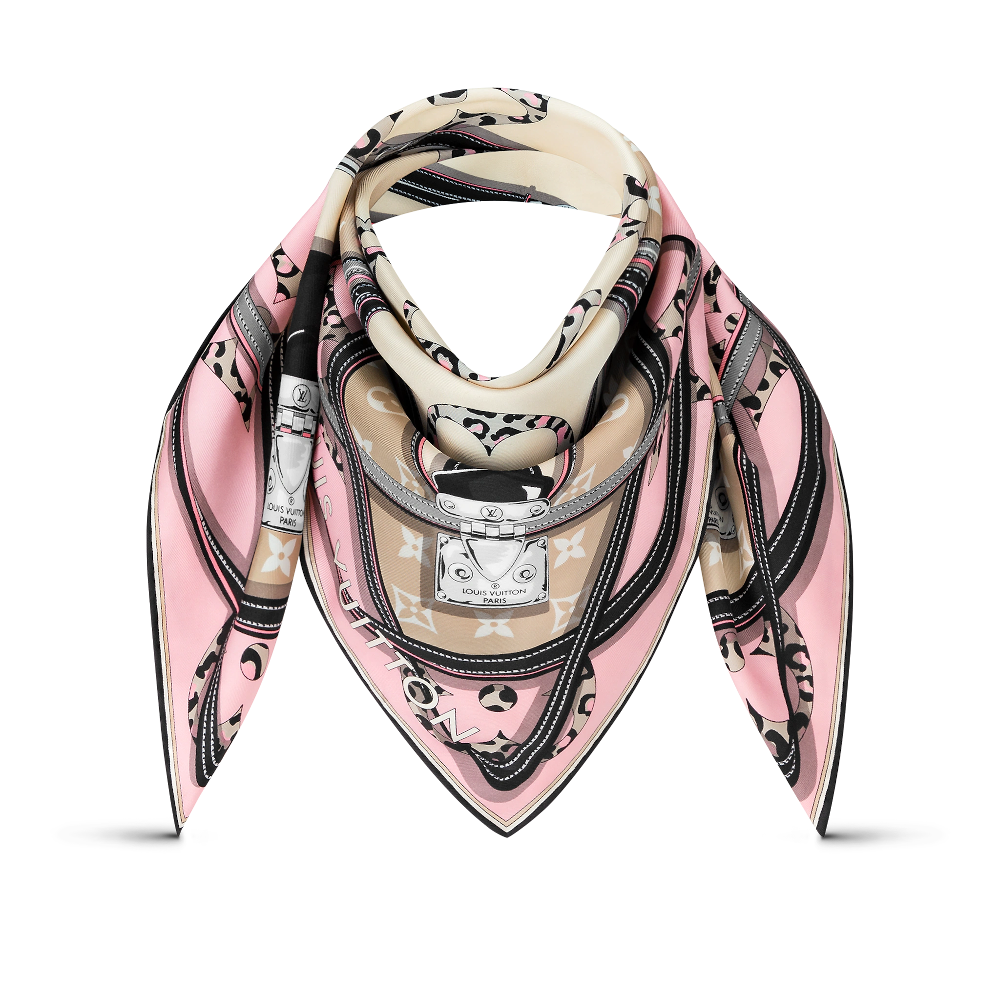 Louis Vuitton Wild at Heart Square 70 in Cream - Accessories M00420