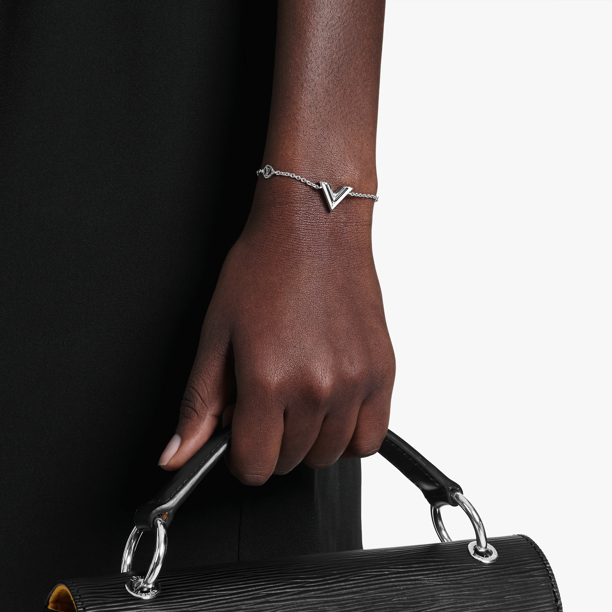 Louis Vuitton Essential V Supple Bracelet Women in Silver - Accessories M63198