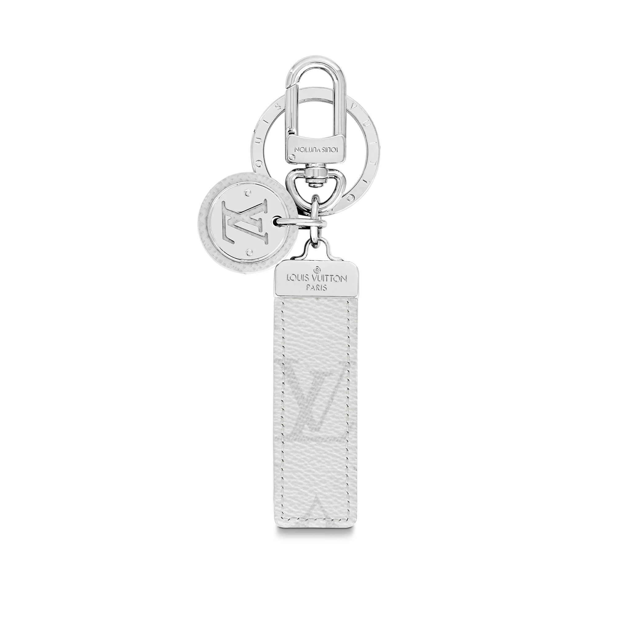 Louis Vuitton Neo LV Club Bag Charm and Key Holder K45 in White - Accessories M69325