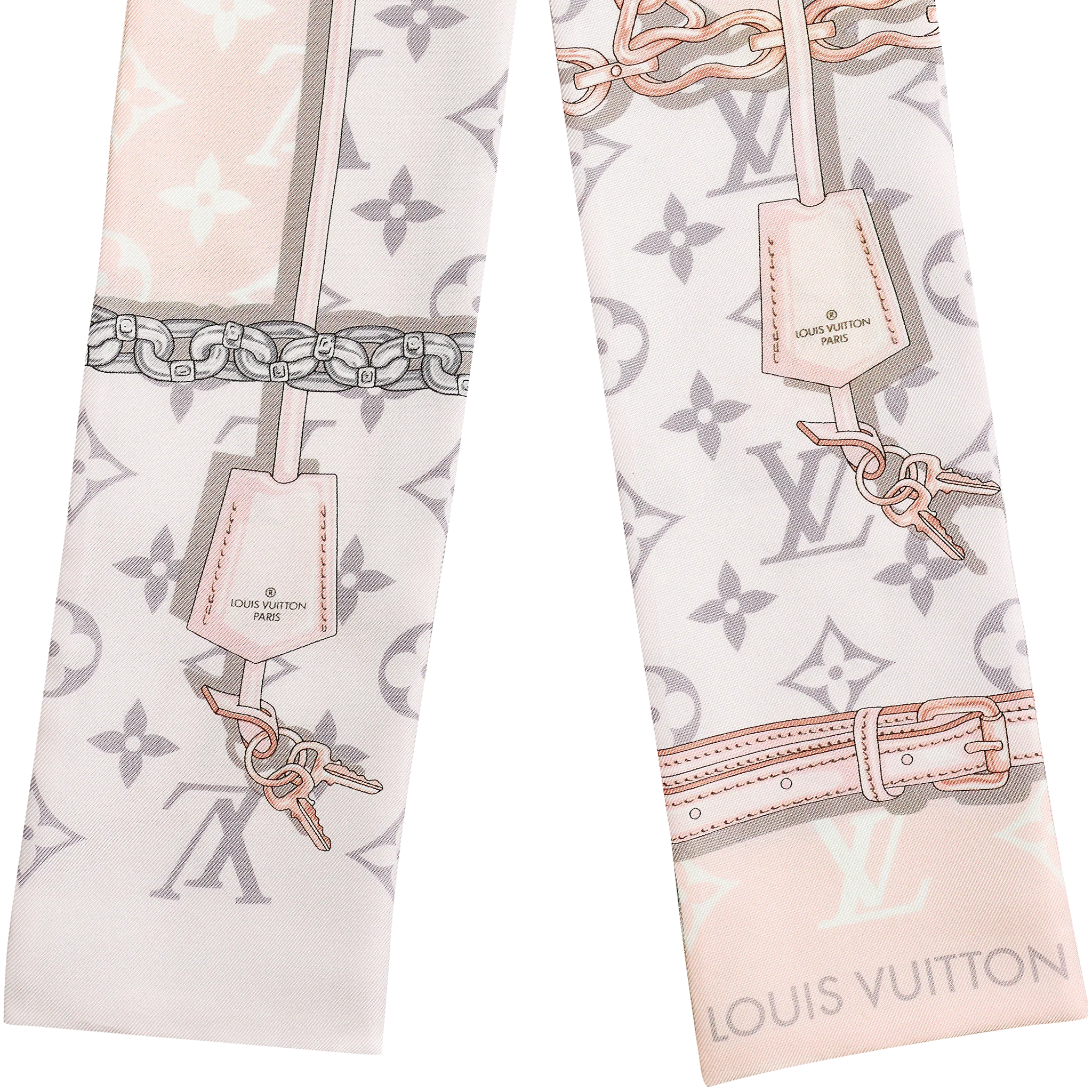 Louis Vuitton Monogram Confidential Bandeau Women Silk M70637 Light Pink