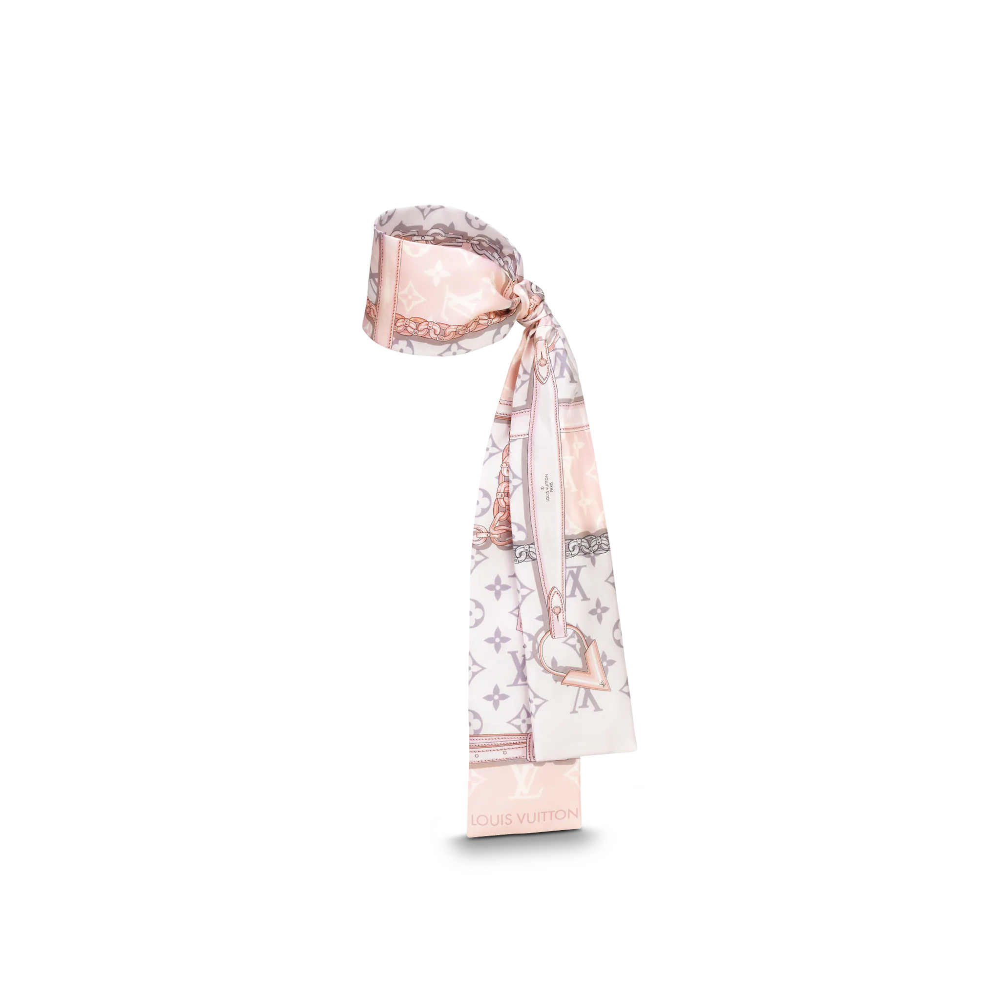 Louis Vuitton Monogram Confidential Bandeau Women Silk M70637 Light Pink