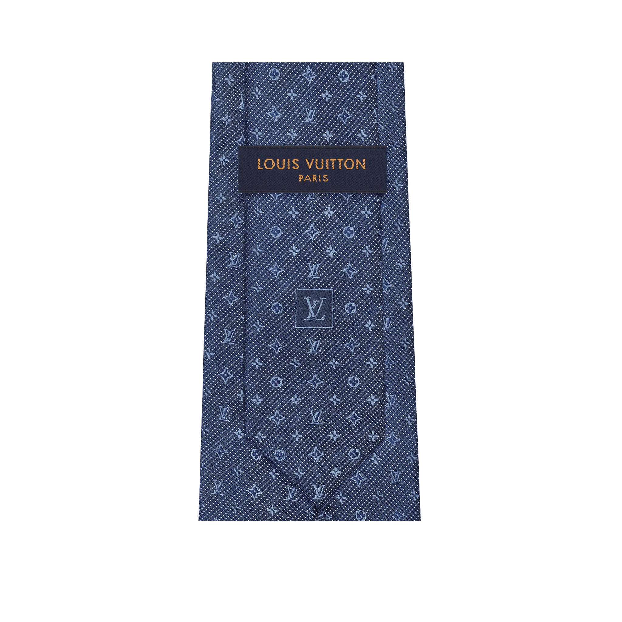 Monogram Classic Tie Men in Navy - Accessories M70953