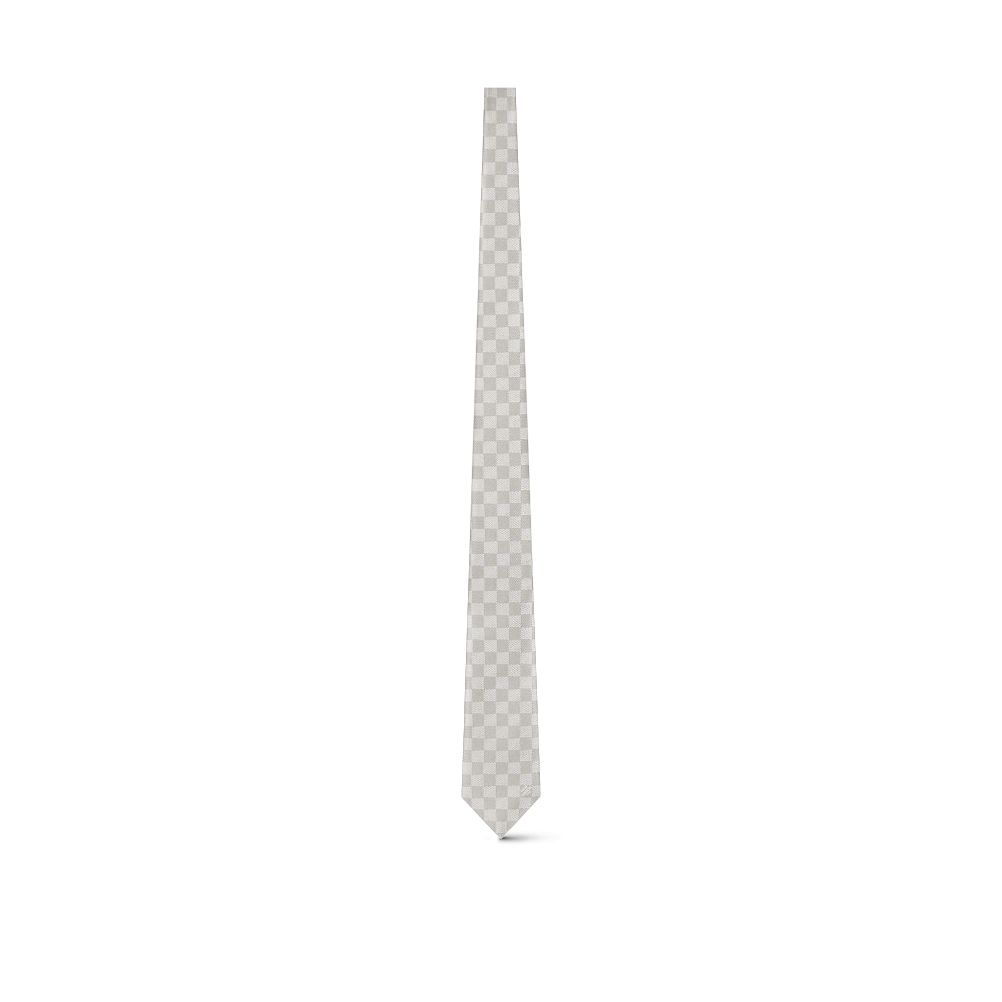 Louis Vuitton Damier Classique Tie Men in Light Gray - Accessories M71214 Louis Vuitton Damier Classique Tie Men in Light Gray - Accessories M71214