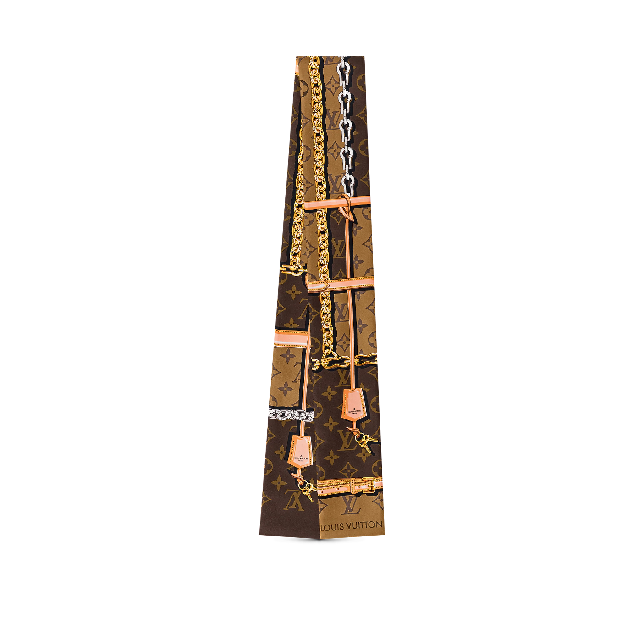 Louis Vuitton Monogram Confidential Bandeau Women Silk M78655 Brown Louis Vuitton Monogram Confidential Bandeau Women Silk M78655 Brown
