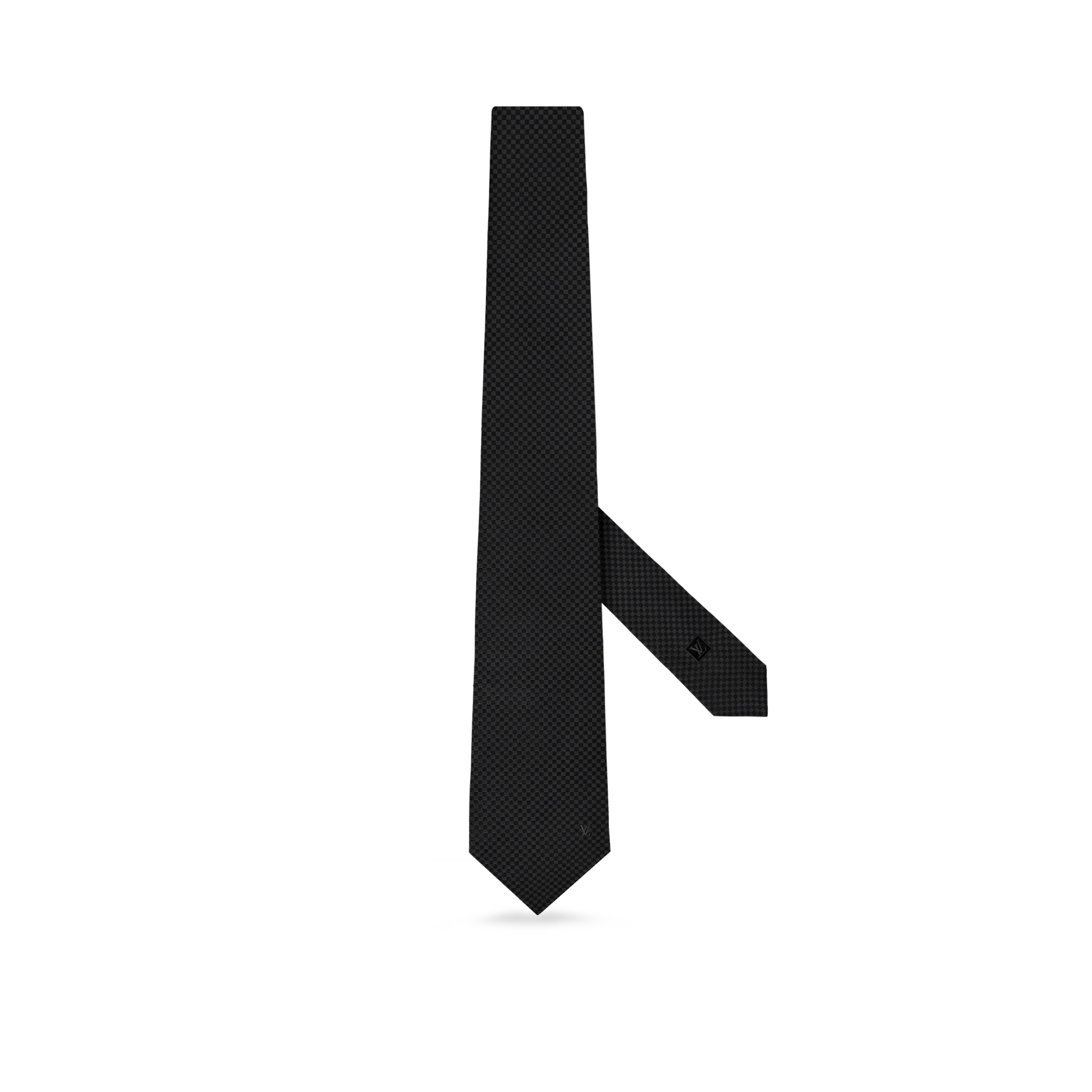 Louis Vuitton Micro Damier Tie Men in Black - Accessories M78746 Louis Vuitton Micro Damier Tie Men in Black - Accessories M78746