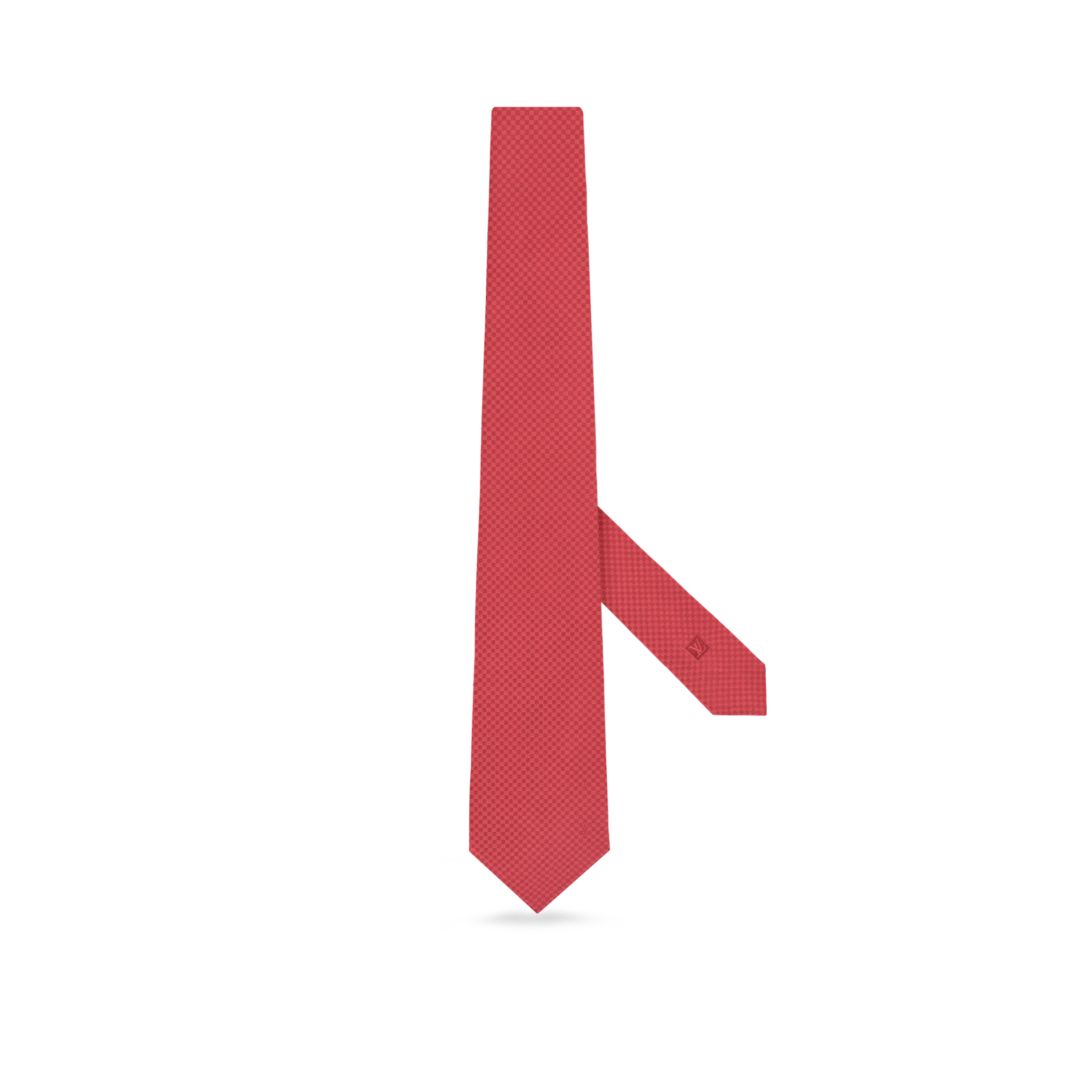 Louis Vuitton Micro Damier Tie Men in Red - Accessories M78751 Louis Vuitton Micro Damier Tie Men in Red - Accessories M78751