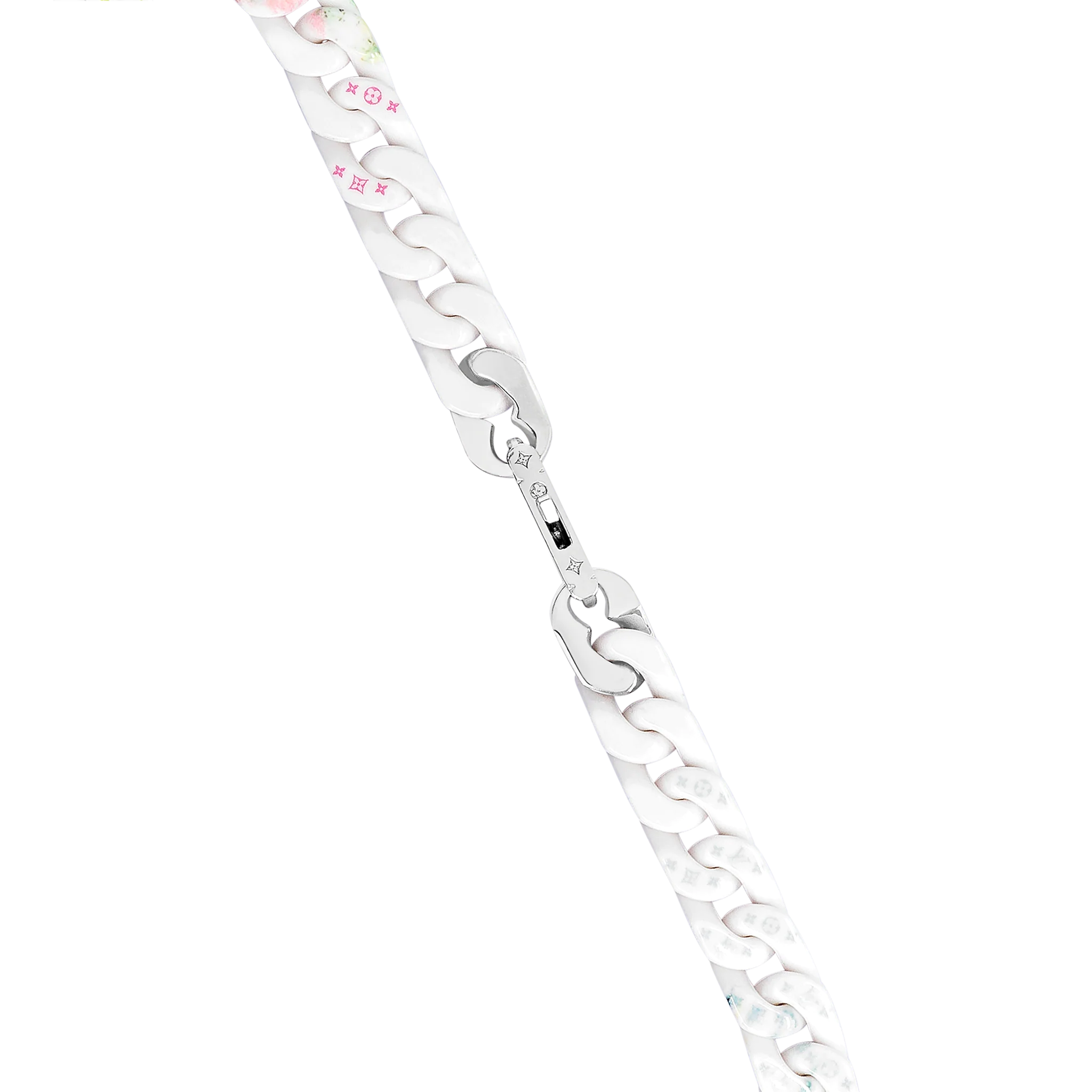 Louis Vuitton Chain Links Necklace Men in White - Accessories MP2849