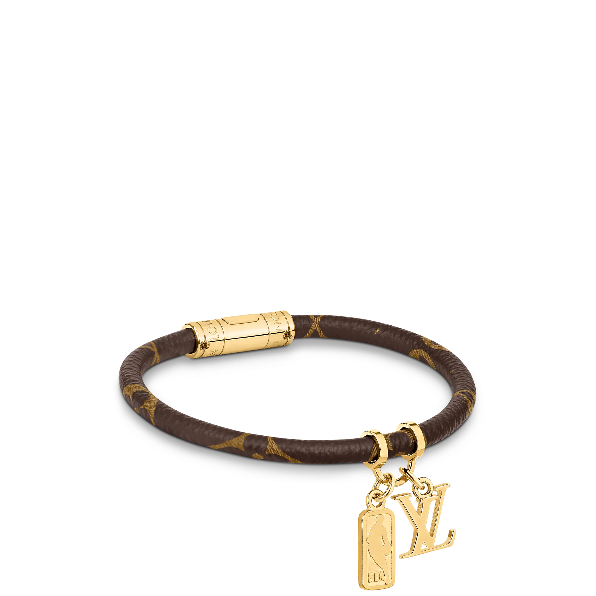 Louis Vuitton LVXNBA Hang It Bracelet Monogram in Brown - Accessories MP299D MP299E