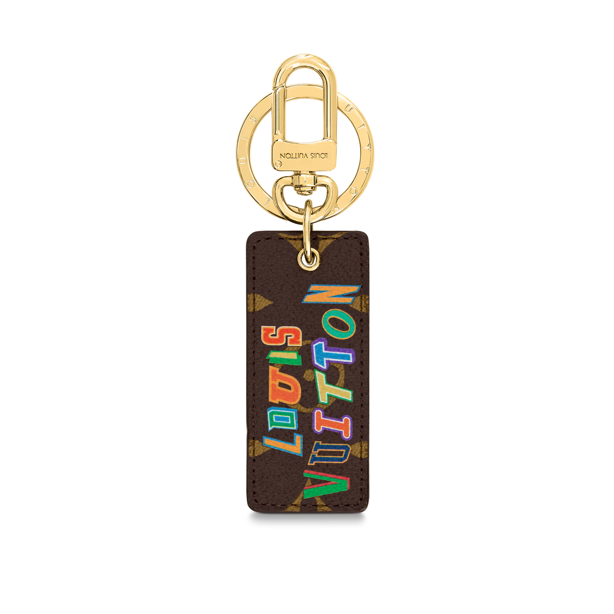 Louis Vuitton LVXNBA Monogram Letters Tab Bag Charm And Key Holder in Brown - Accessories MP3019 Louis Vuitton LVXNBA Monogram Letters Tab Bag Charm And Key Holder in Brown - Accessories MP3019