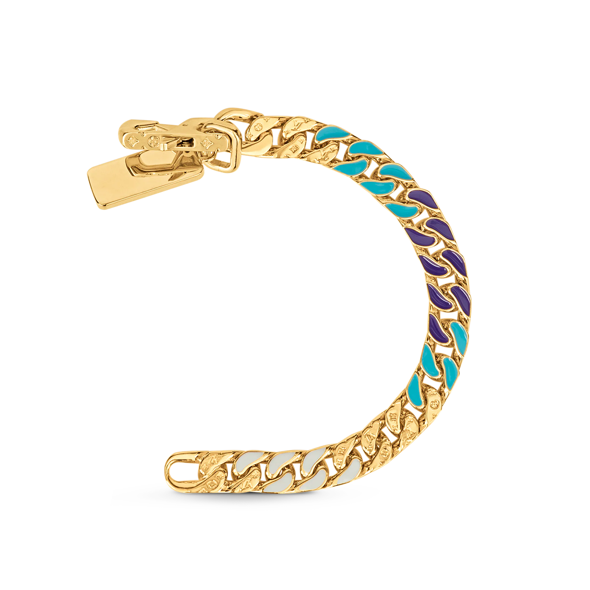 Louis Vuitton LVXNBA Chain Links Bracelet Men in Blue - Accessories MP3053 MP3054