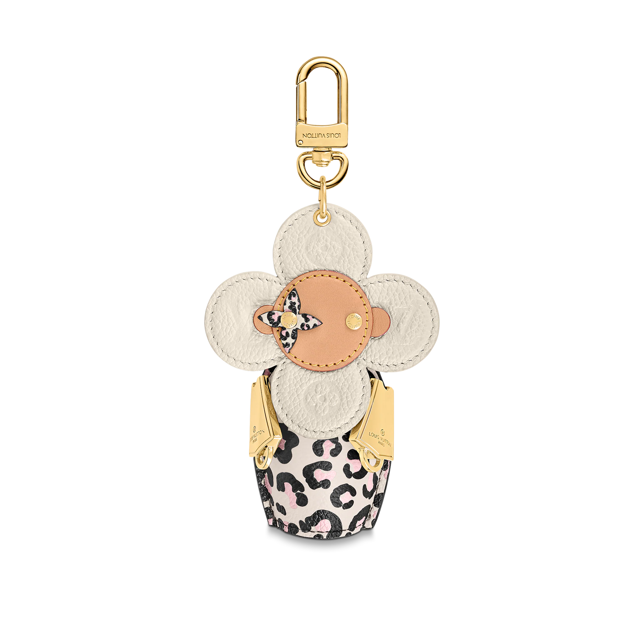 Louis Vuitton Wild at Heart Vivienne Pouch Bag Charm in Beige - Accessories MP3069