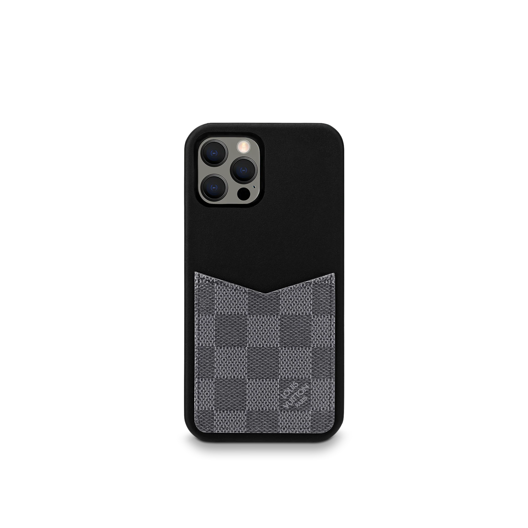 Louis Vuitton IPhone 12 Pro Max Bumper Damier Graphite Canvas in Grey - Tech Accessories N60459 Louis Vuitton IPhone 12 Pro Max Bumper Damier Graphite Canvas in Grey - Tech Accessories N60459