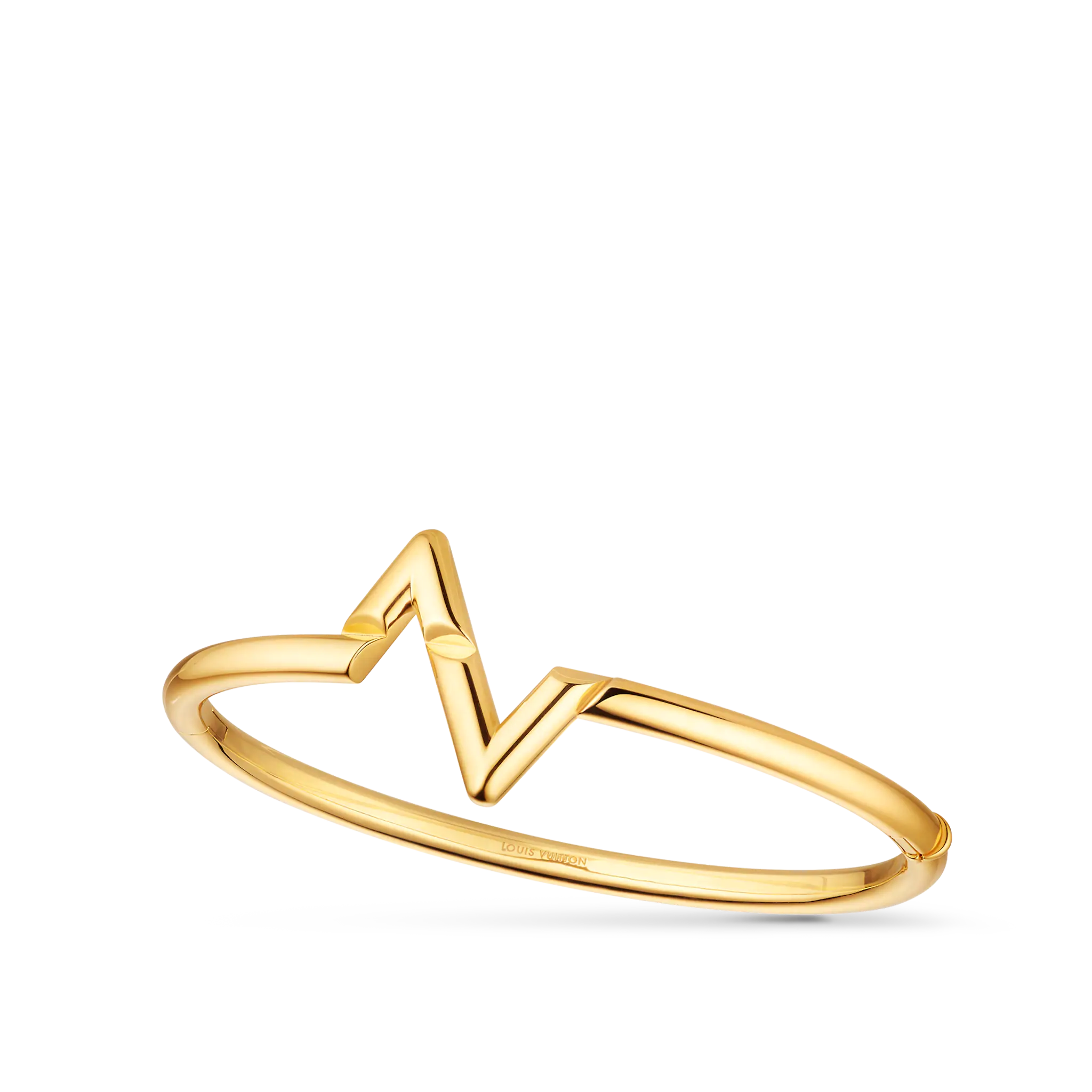 Louis Vuitton LV Volt Upside Down Bracelet, Yellow Gold in Gold - Jewelry Q05001 Q05002 Q05003