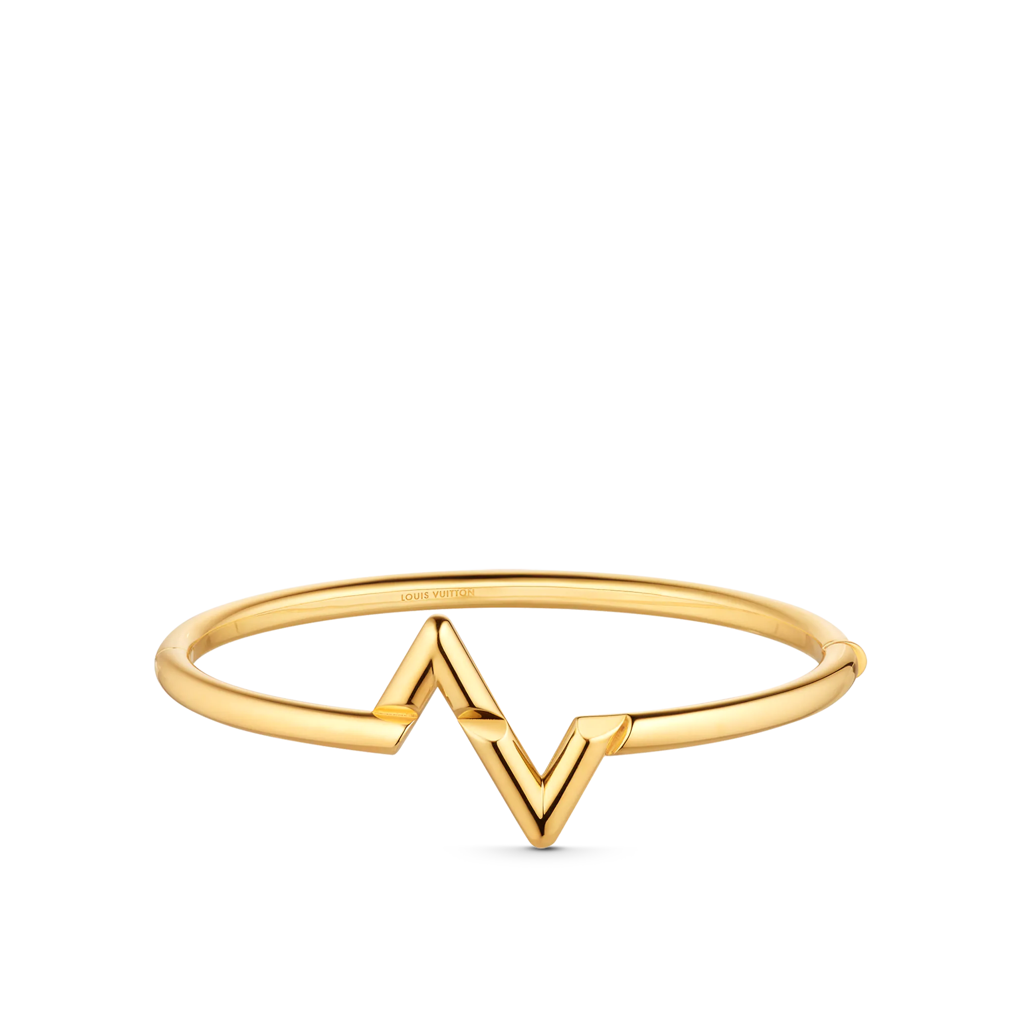 Louis Vuitton LV Volt Upside Down Bracelet, Yellow Gold in Gold - Jewelry Q05001 Q05002 Q05003