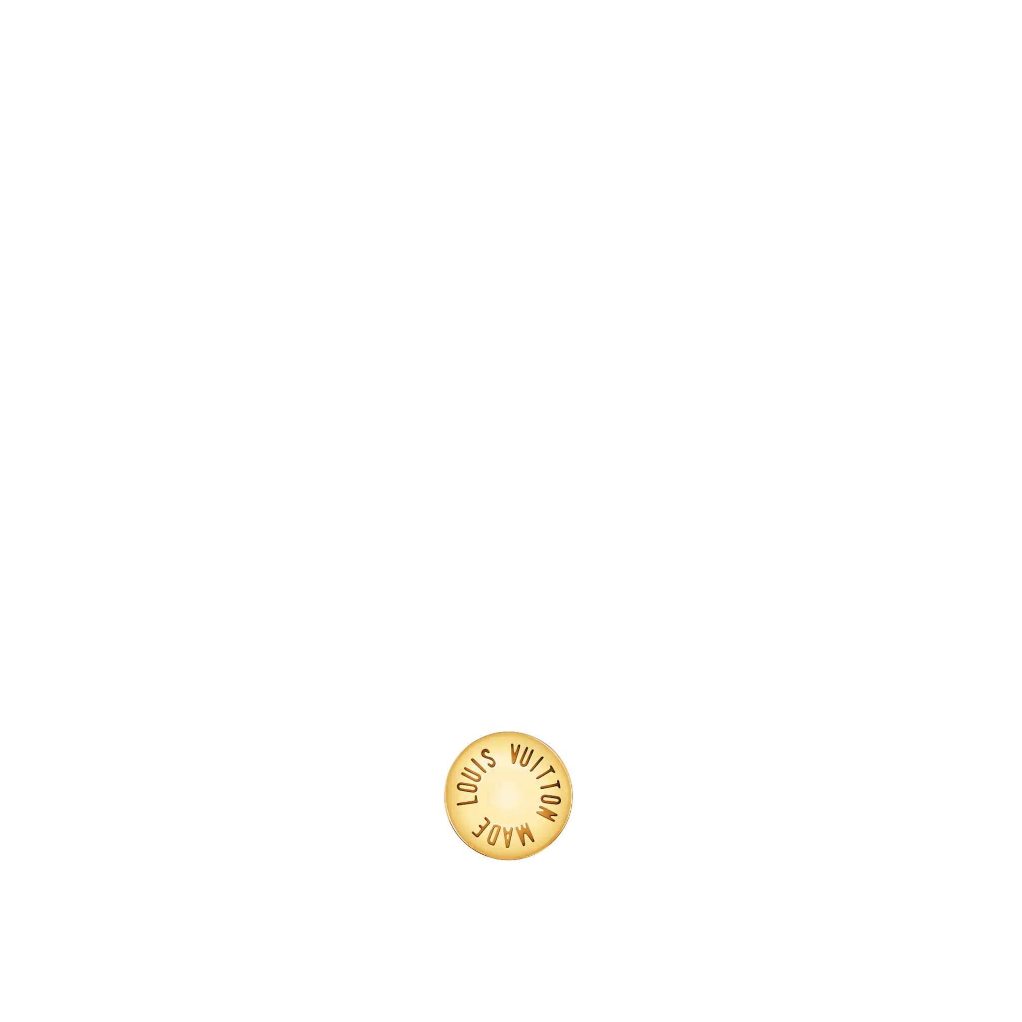 Louis Vuitton Nigo® & Virgil Abloh™, Louis Vuitton Made Ear Stud, Yellow Gold - Per Unit - Women - Jewelry Q06186