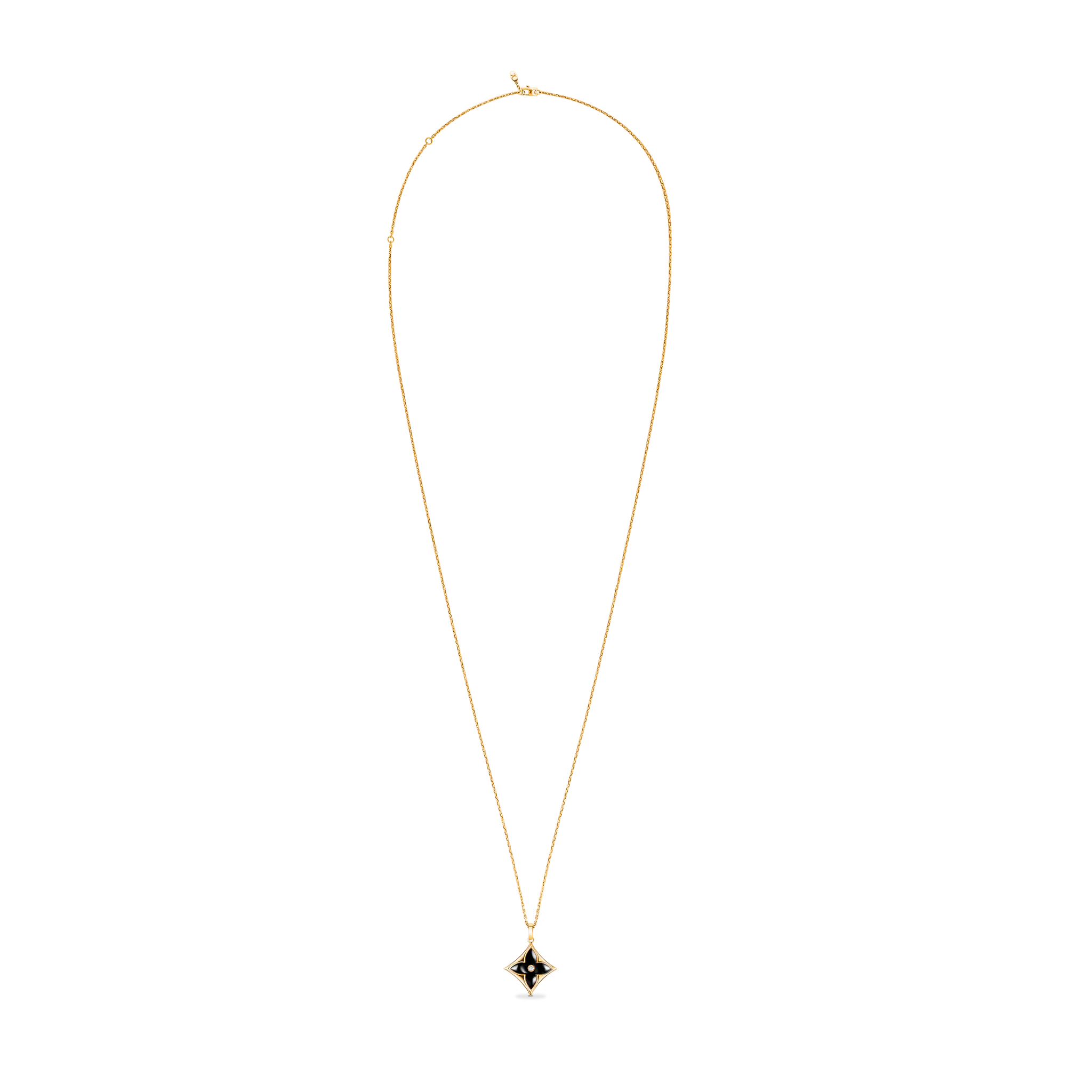 Louis Vuitton Color Blossom XL Medallion, Yellow Gold, Onyx And Diamond in Gold - Jewelry Q93818