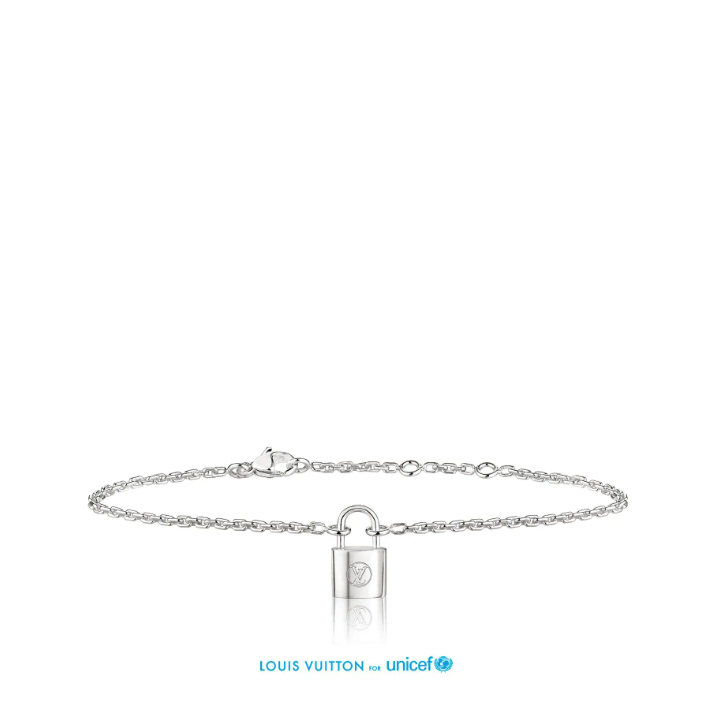 Louis Vuitton Silver Lockit Bracelet, Sterling silver (Ag925) Q95450
