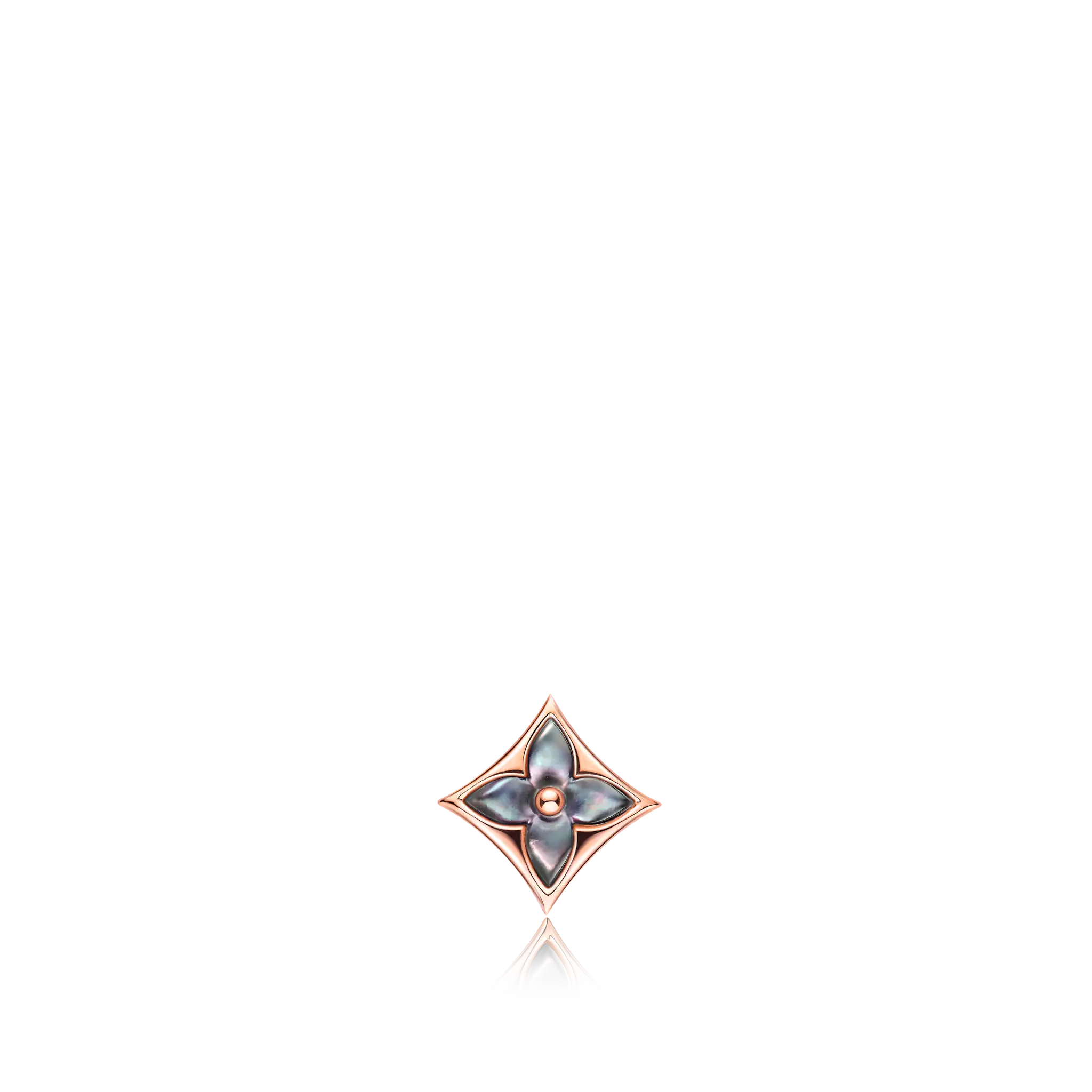 Louis Vuitton Color Blossom Star Ear Stud, Pink Gold And Grey Mother-Of-Pearl - Per Unit in - Jewelry Q96433