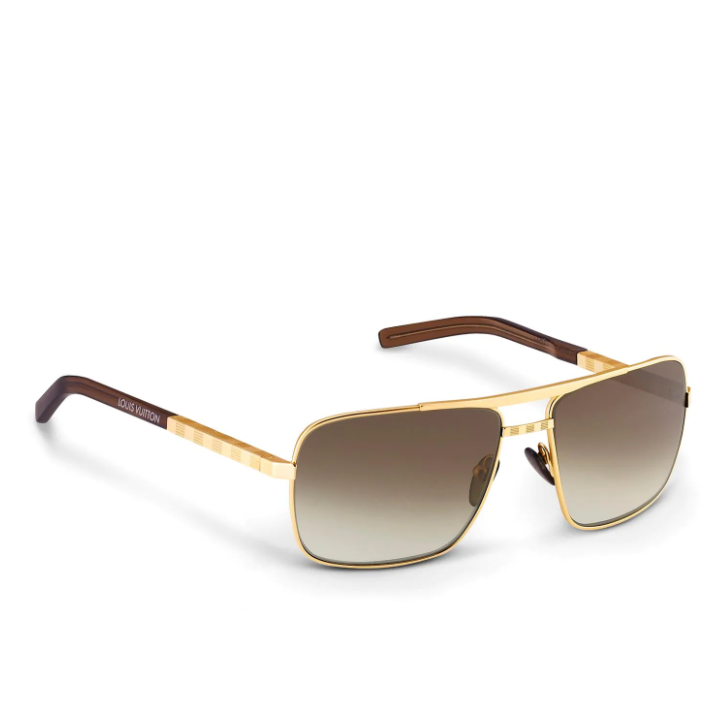 Louis Vuitton Attitude Sunglasses in Gold Accessories Z0259U