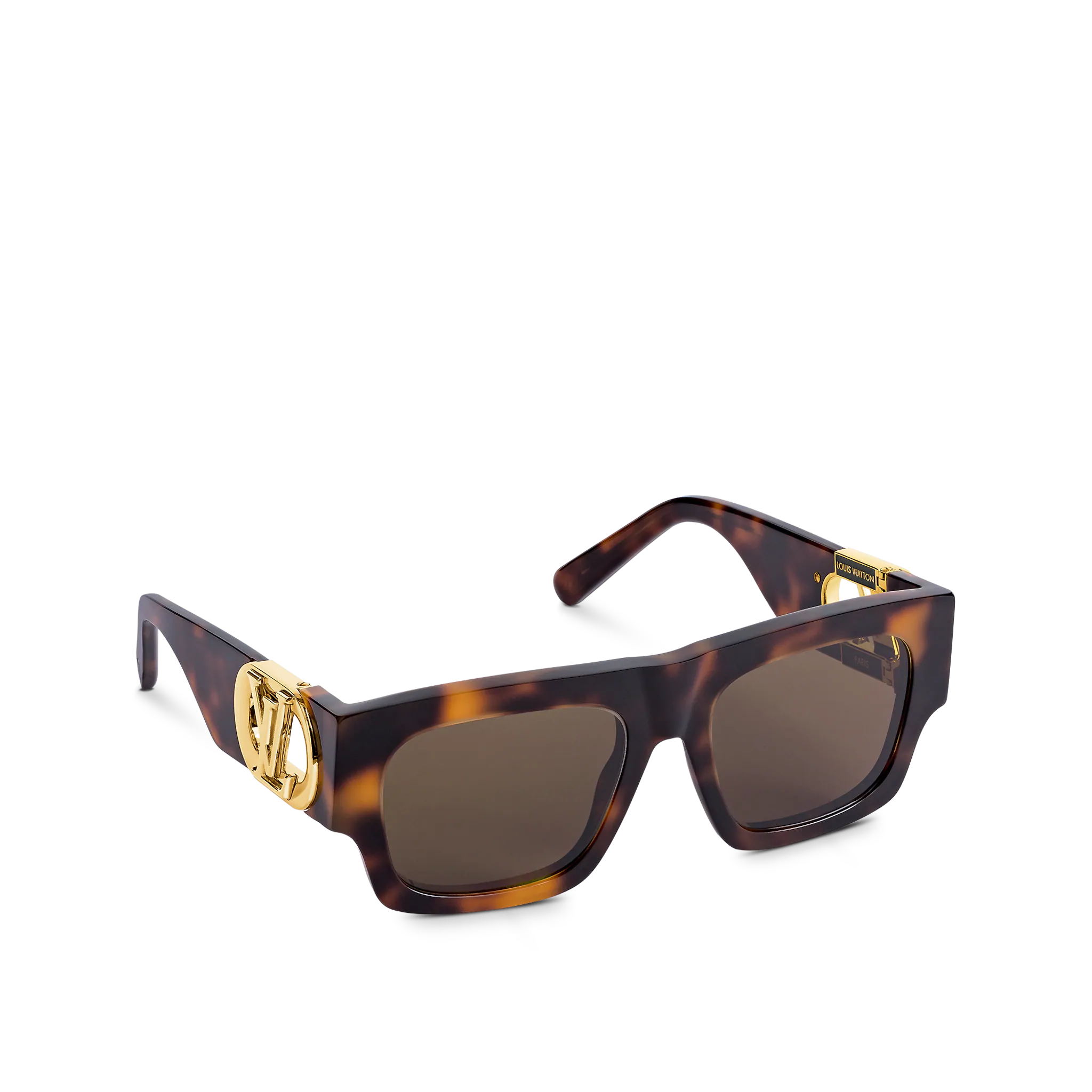 Louis Vuitton LV Link Square Sunglasses in Black - Accessories Z1479E Z1479W Louis Vuitton LV Link Square Sunglasses in Black - Accessories Z1479E Z1479W