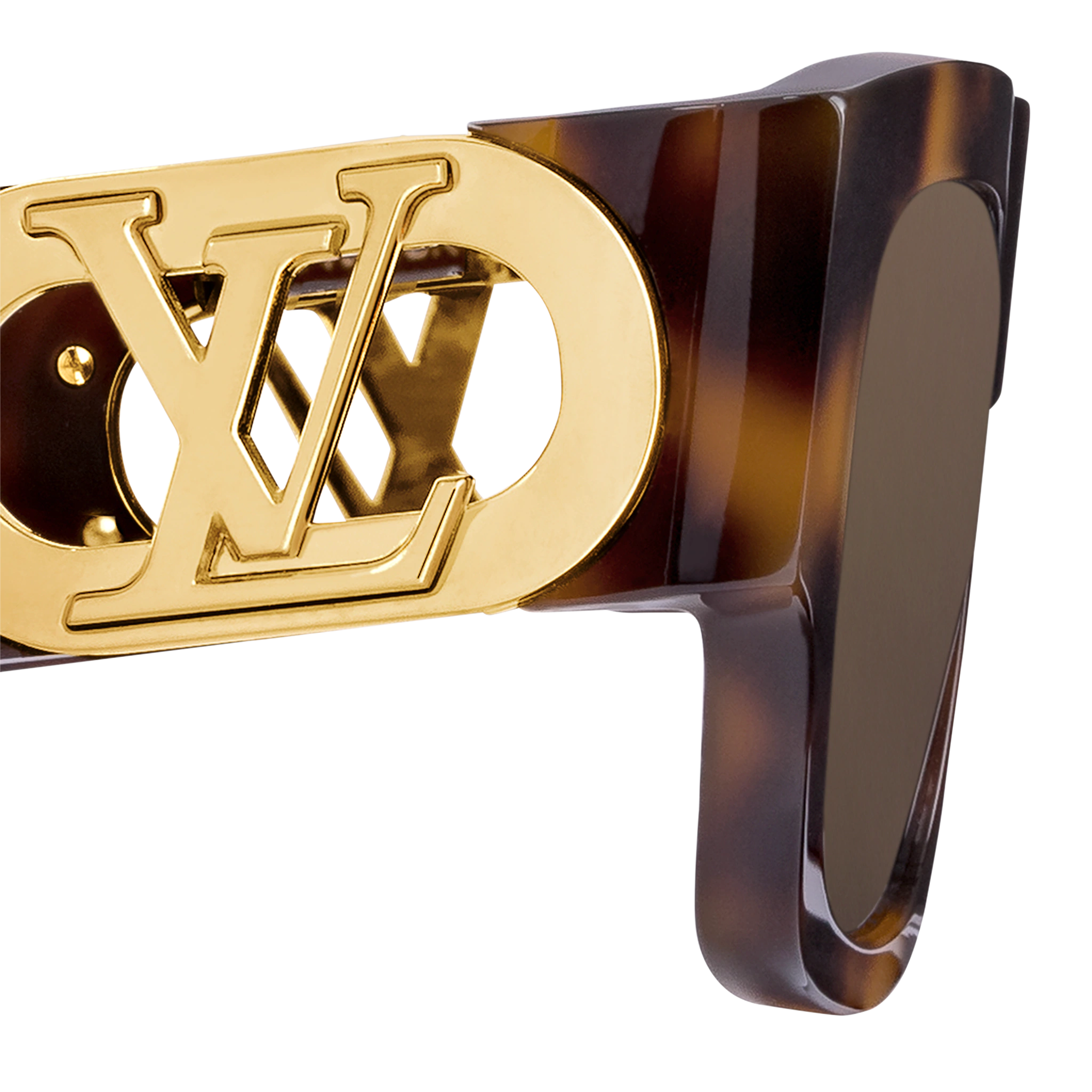 Louis Vuitton LV Link Square Sunglasses in Black - Accessories Z1479E Z1479W