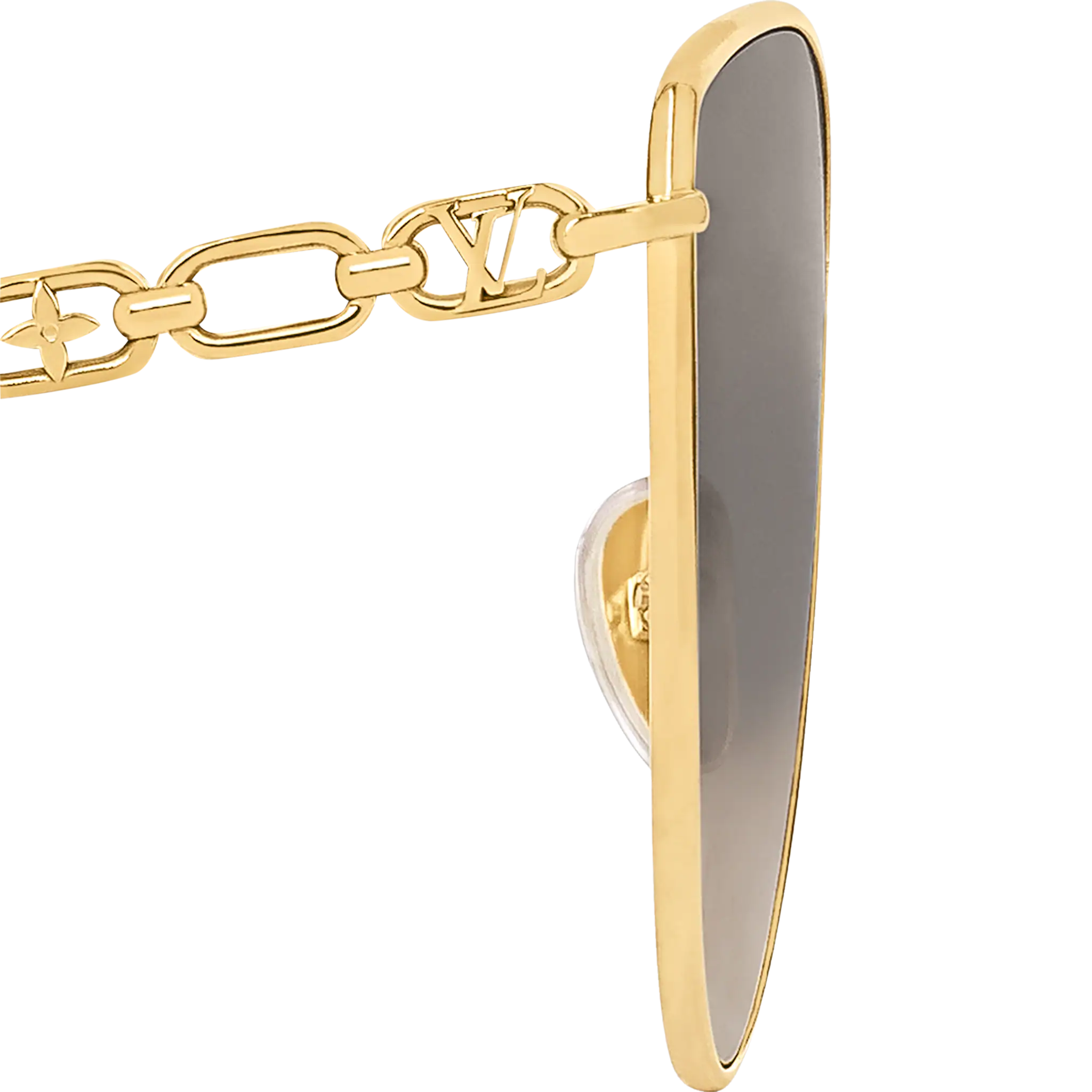 Louis Vuitton MY LV CHAIN CAT EYE SUNGLASSES in Gold - Women - Accessories Z1521E Z1521W Grey
