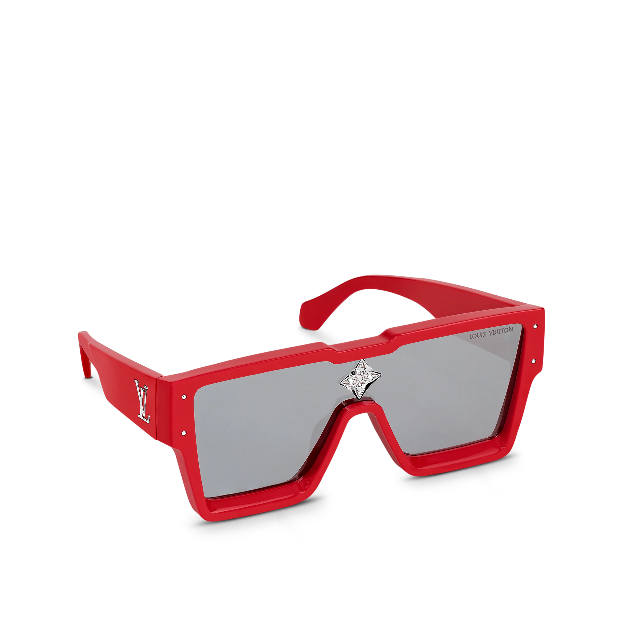 Louis Vuitton Cyclone Sunglasses in Red - Men - Accessories Z1558E Z1558W