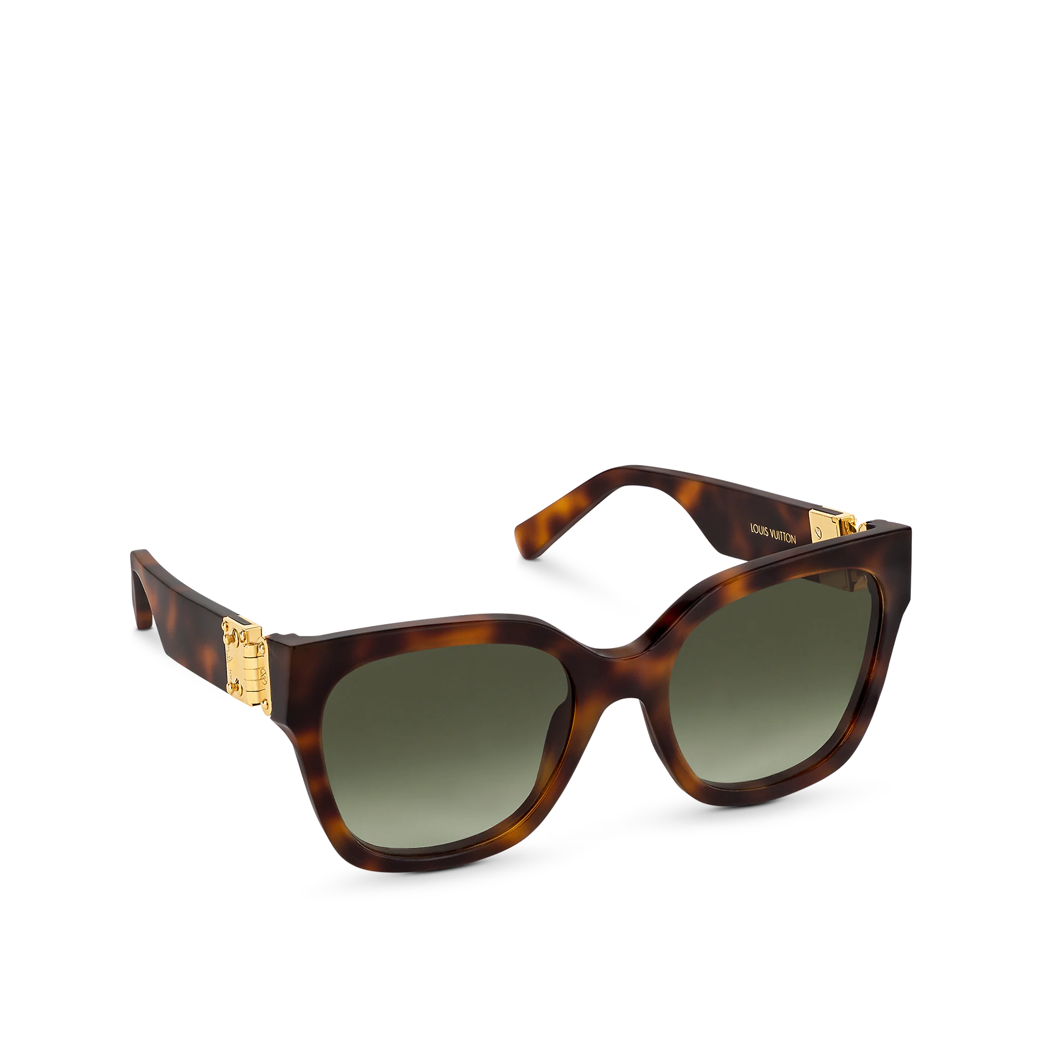 Louis Vuitton LV Treasure Square Sunglasses in Dark Tortoise - Women - Accessories Z1606E