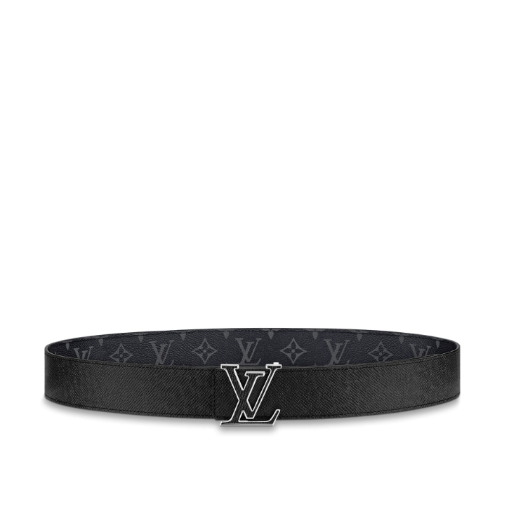 Louis Vuitton LV Initiales 40MM Reversible Belt Men M0157S Black