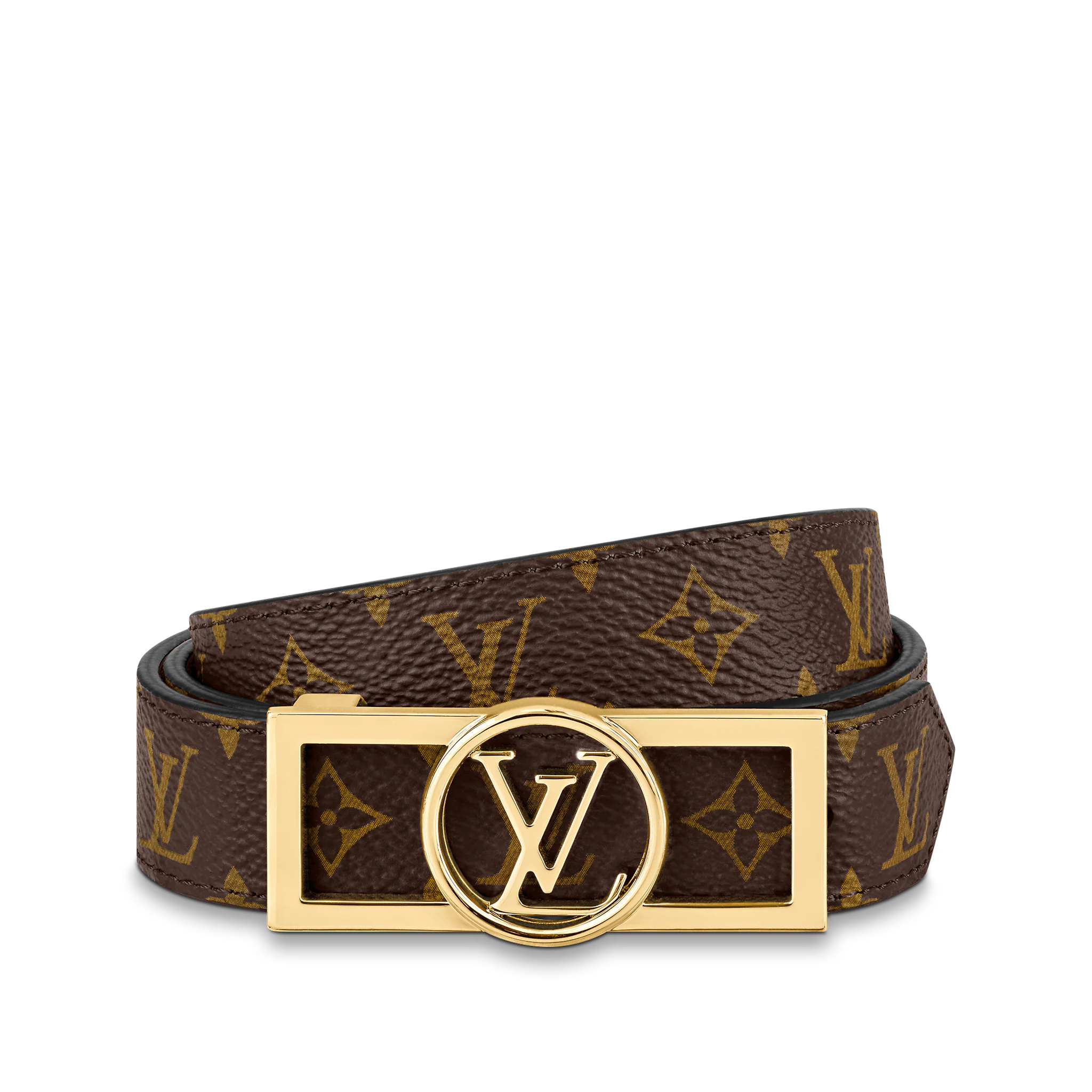 Louis Vuitton Dauphine 25mm Reversible Belt Monogram in Cream - Accessories M0326W