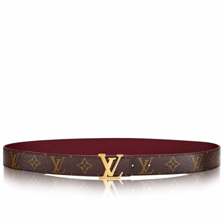 Louis Vuitton LV Initiales 30mm Reversible Monogram Wine - Women Accessories M6130U