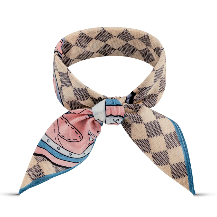 Louis Vuitton Damier Azur Straps Bandana M73375