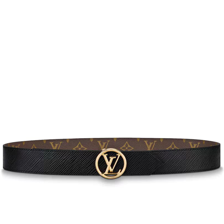 LV Circle Buckle 35MM Reversible M9935U Noir