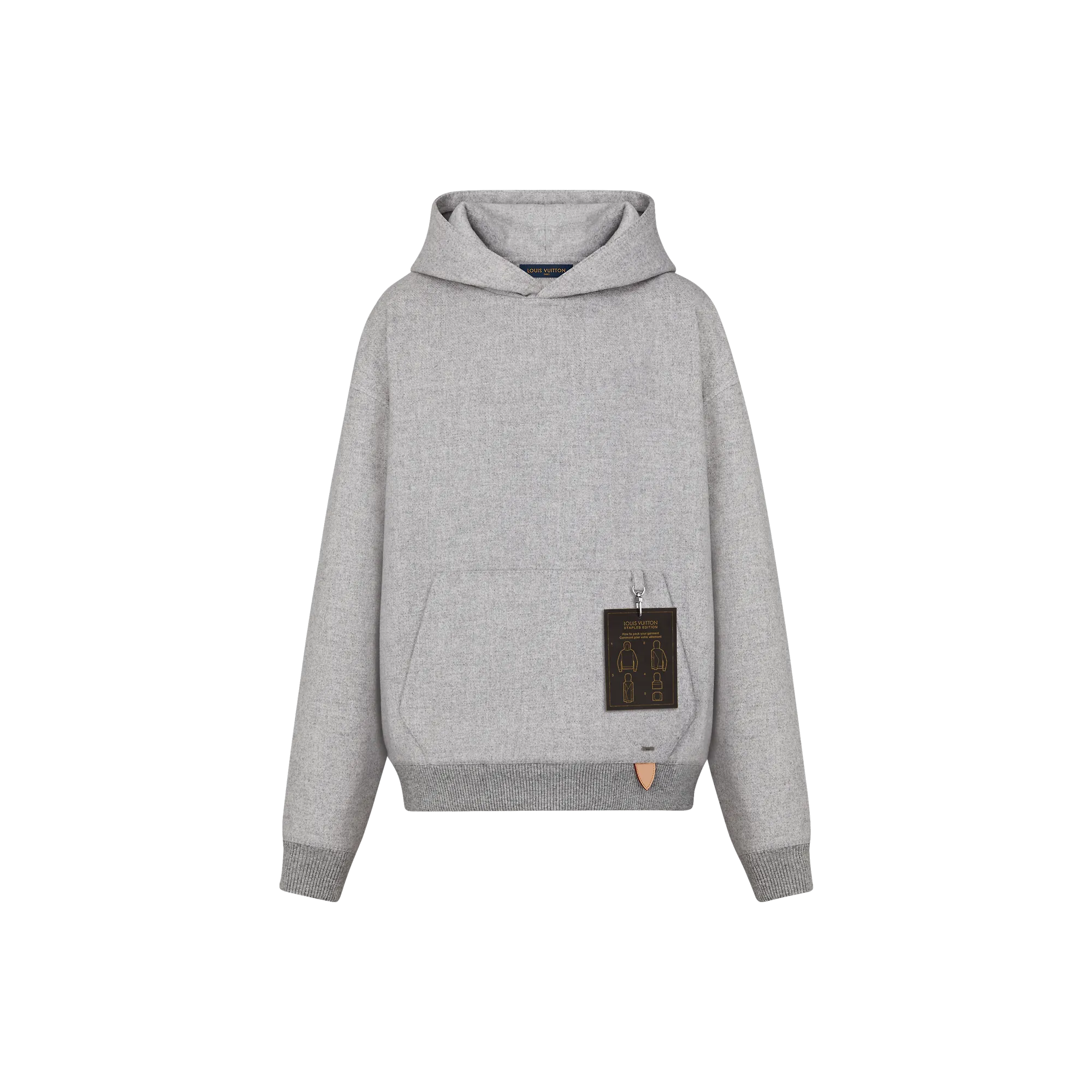 Louis Vuitton Louis Vuitton Staples Edition Double Face Wool Blend Hoody - Men - Ready-to-Wear 1A5DB7