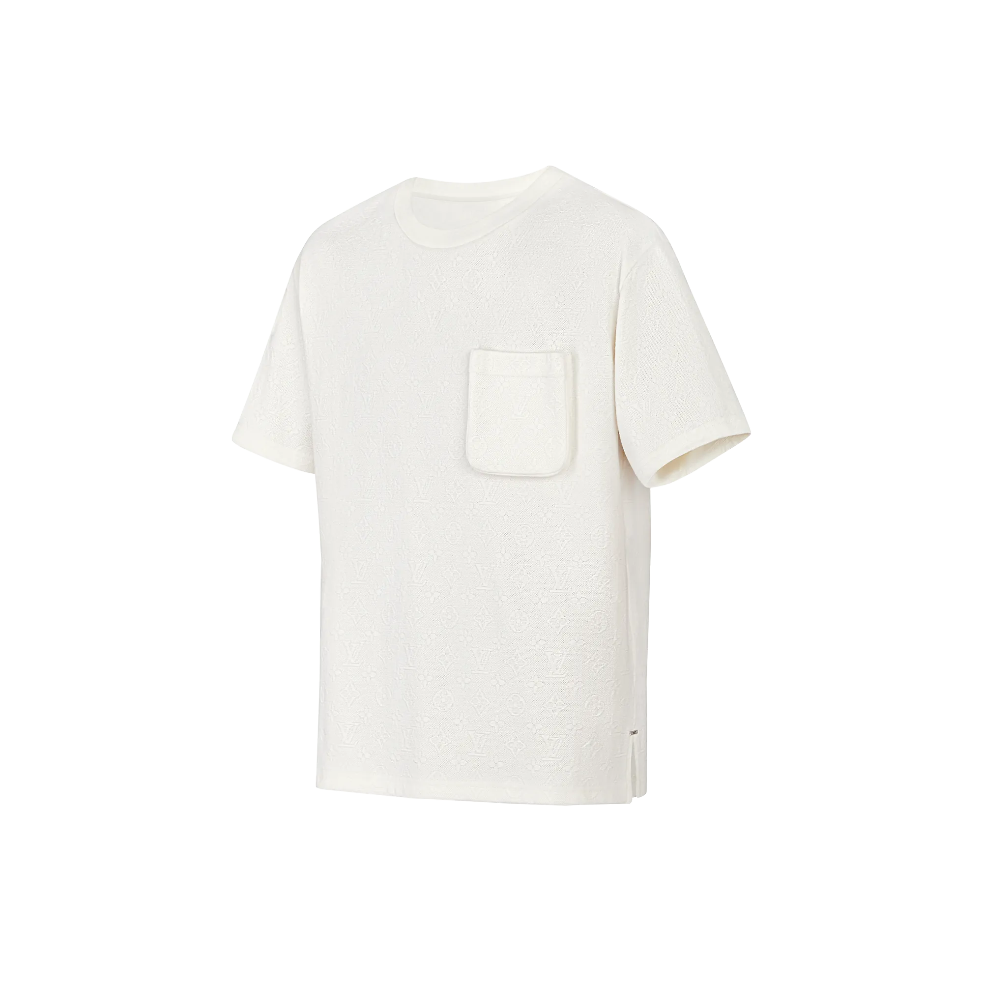Louis Vuitton Signature 3D Pocket Monogram T-Shirt - Men - Ready-to-Wear 1A5VI2 White