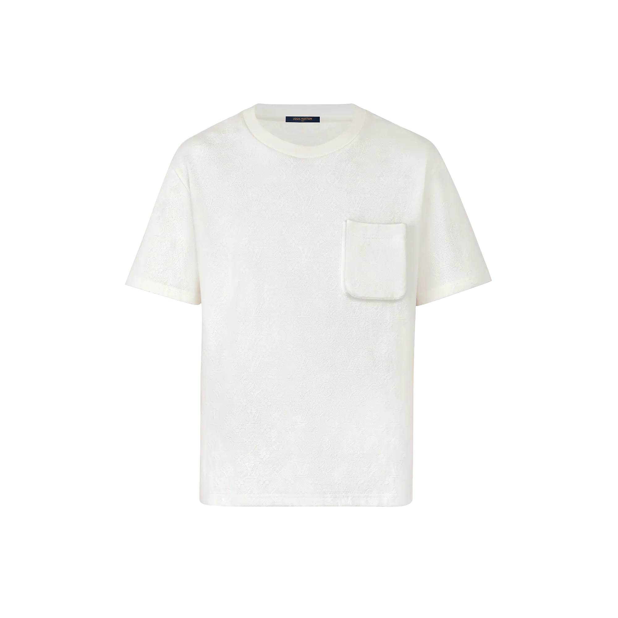 Louis Vuitton Signature 3D Pocket Monogram T-Shirt - Men - Ready-to-Wear 1A5VI6 White