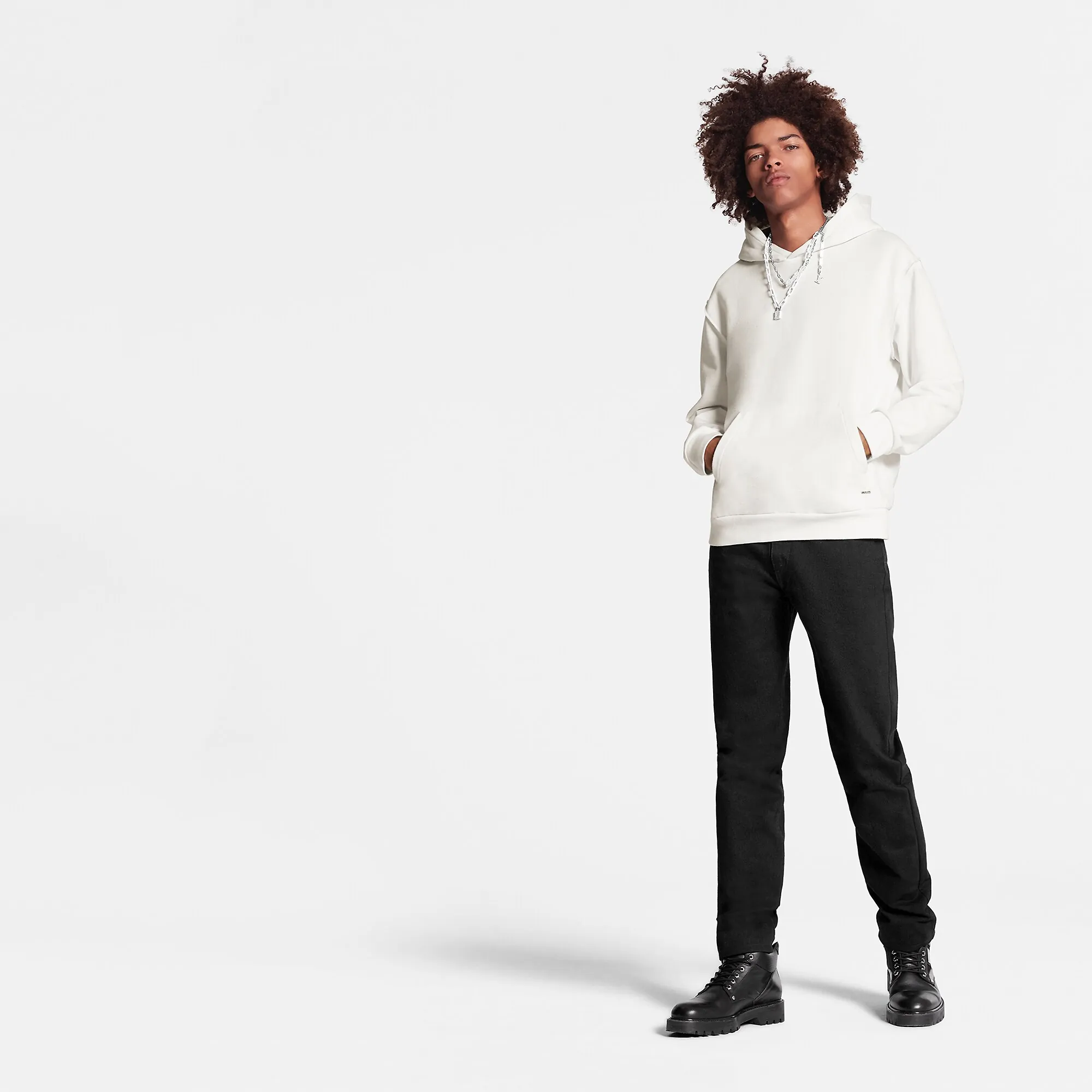 Louis Vuitton Hoodie - Men - Ready-to-Wear 1A5VIZ White