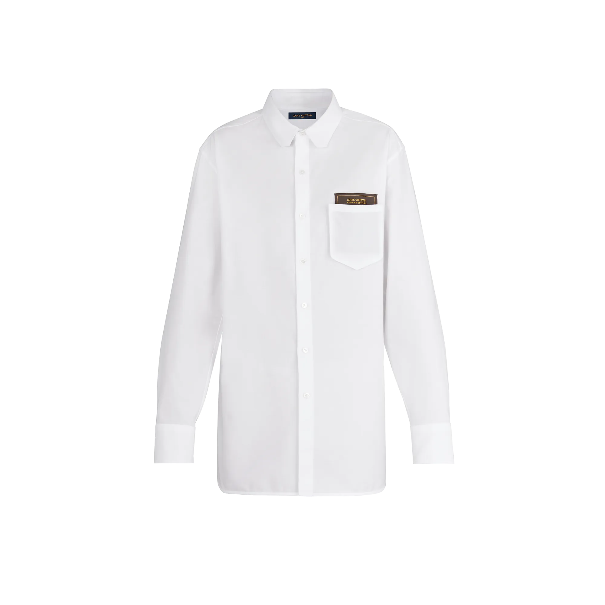 Louis Vuitton 3D Pocket Oxford DNA Shirt - Men - Ready-to-Wear 1A5VJK White