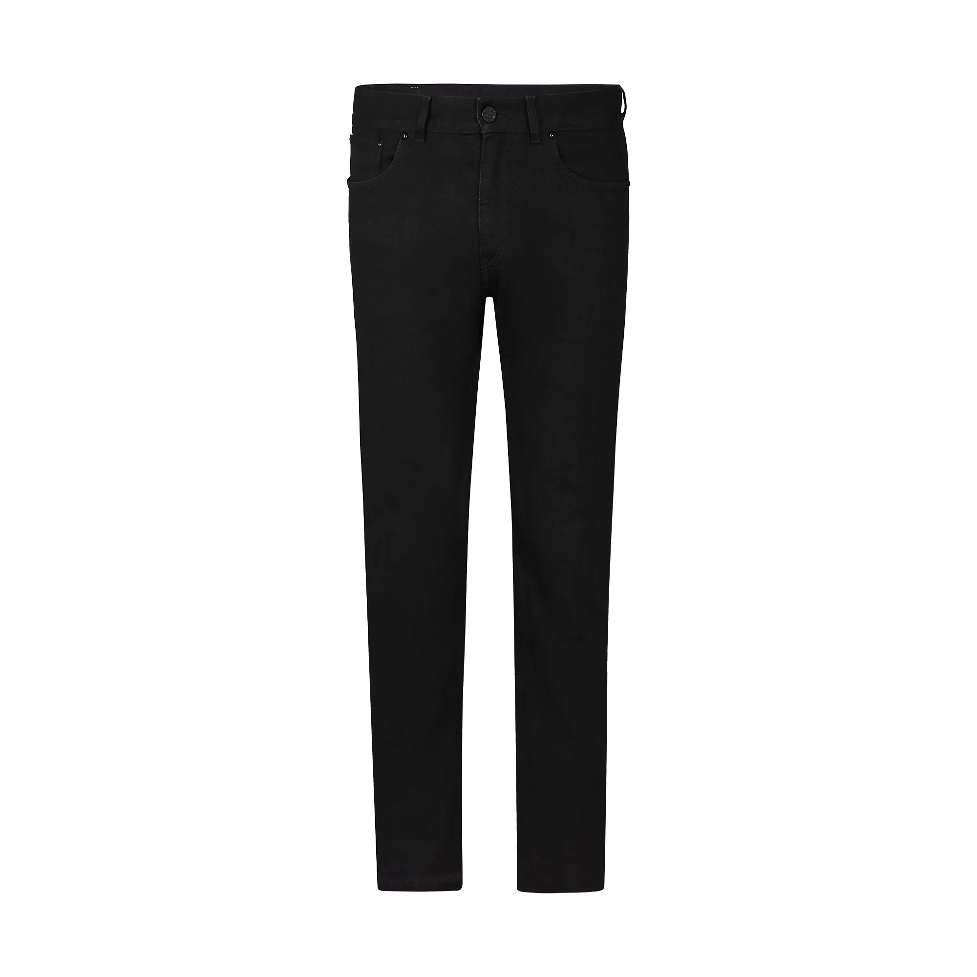 Louis Vuitton Slim Stretch Denim Pants - Men - Ready-to-Wear 1A5W0G Black