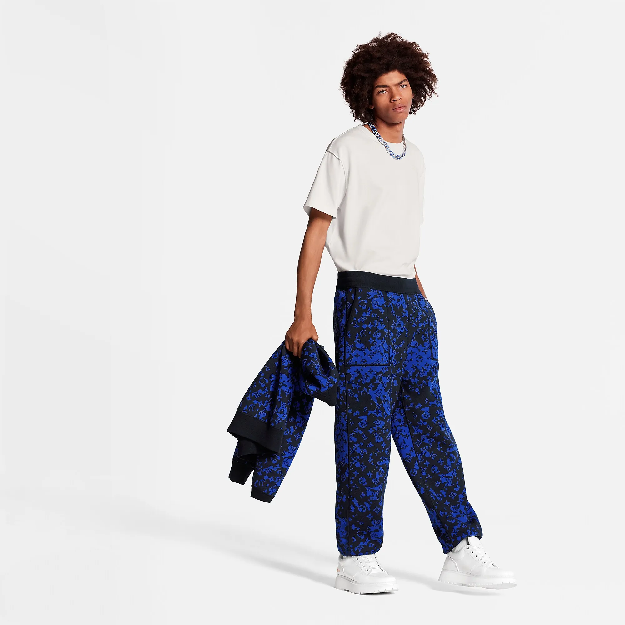 Louis Vuitton Reversible Pants With Camo Jacquard - Men - Ready-to-Wear 1A5W5G